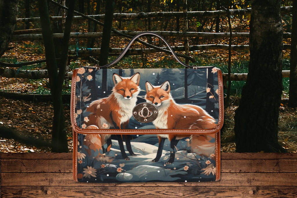 Under Fox Moon Satchel Bag