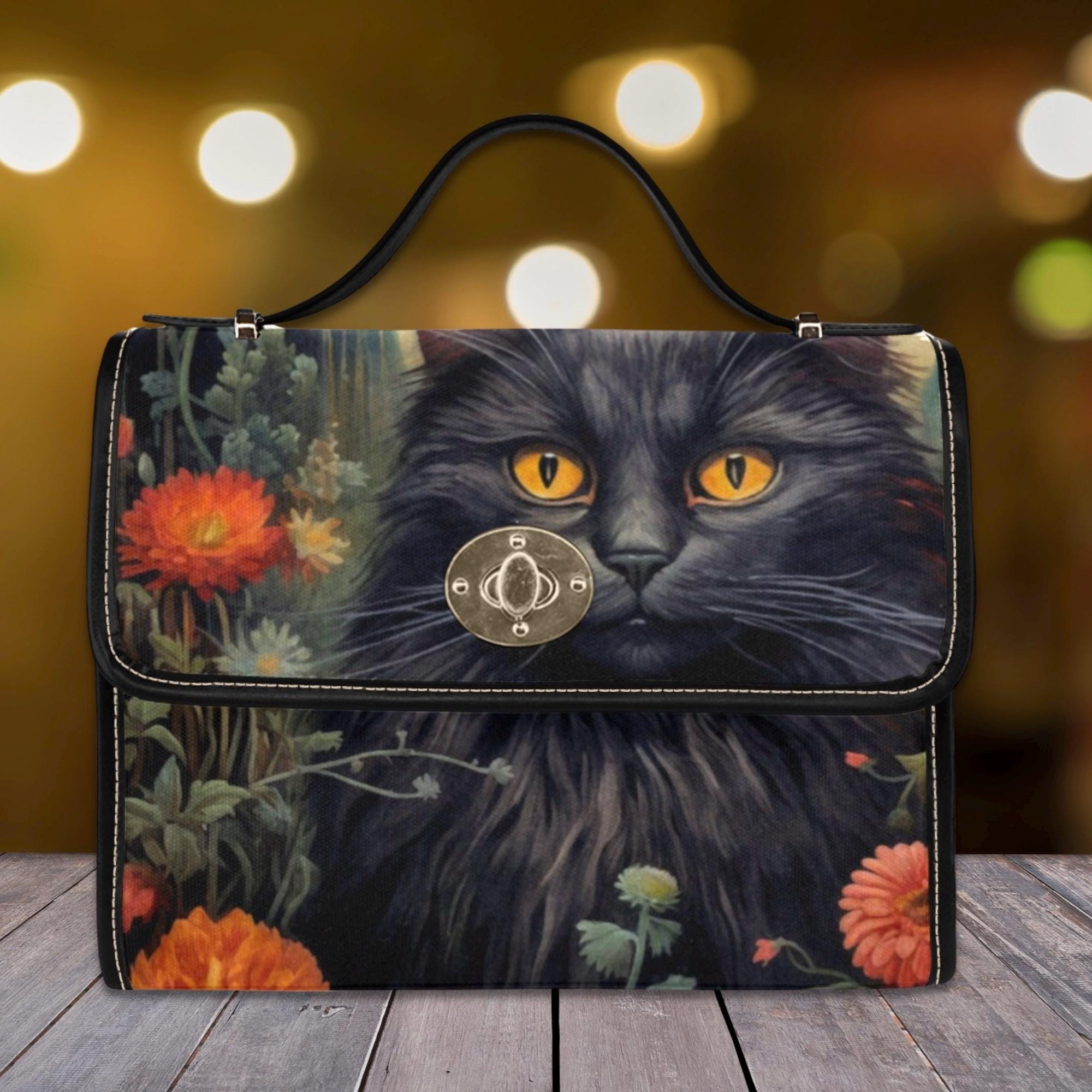 Witchy Cat Satchel Bag