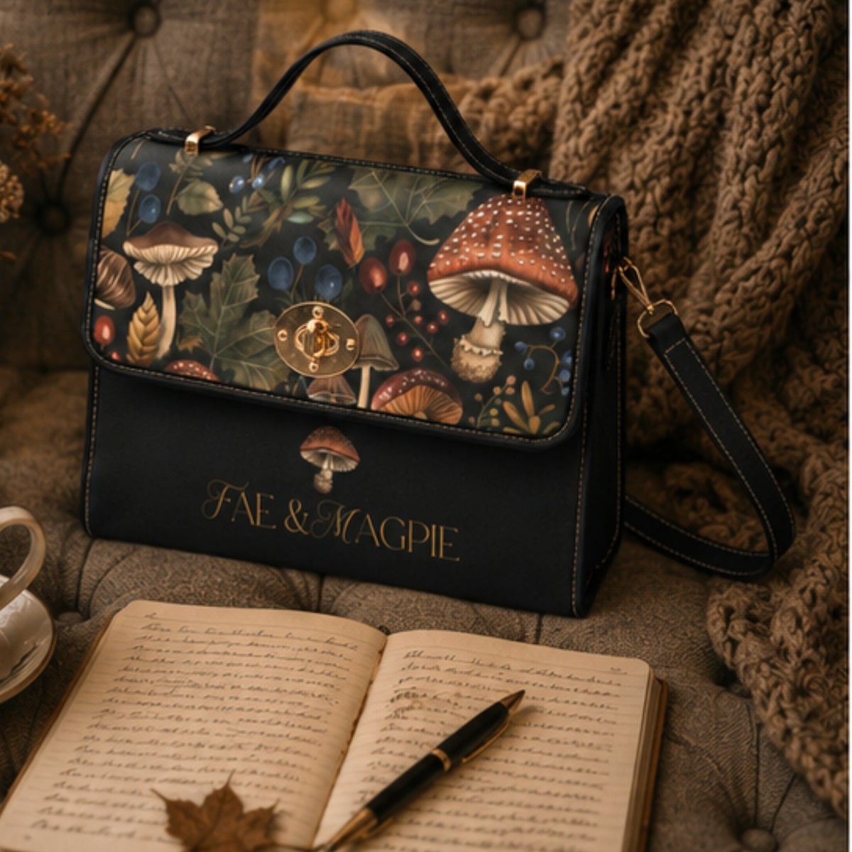 Forest Satchel Bag