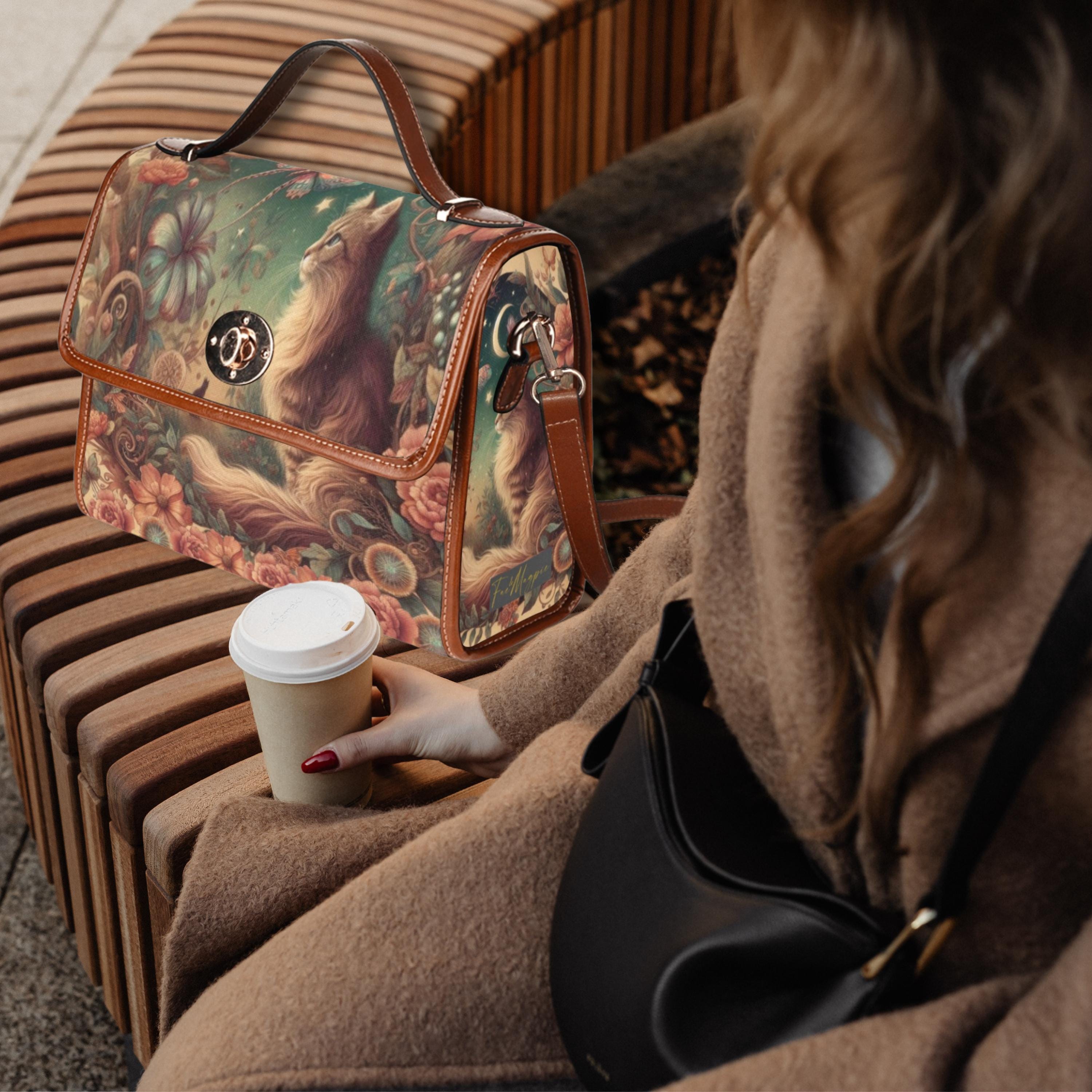 Fantasy Cat Satchel Bag