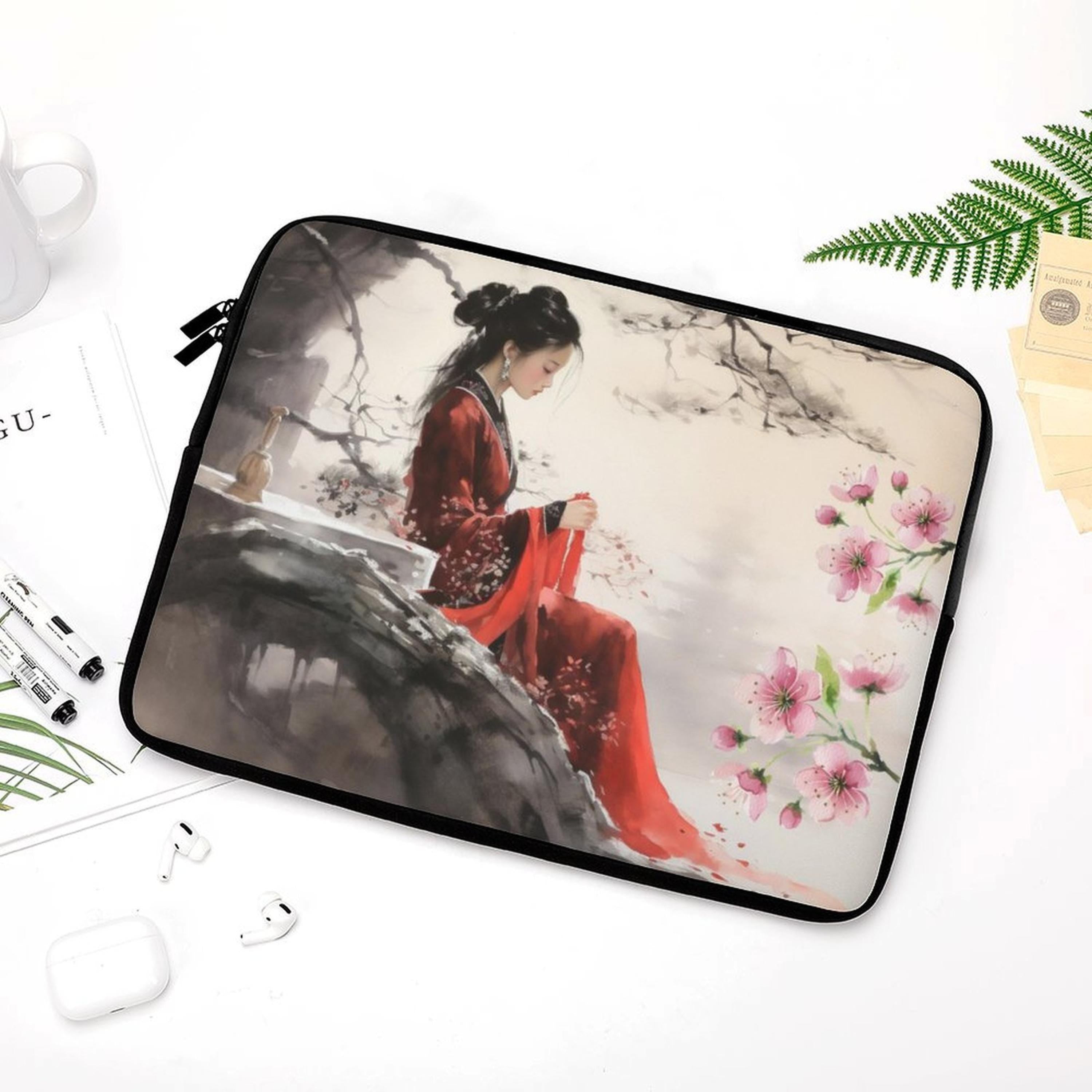 Chinese Lady Laptop Sleeve