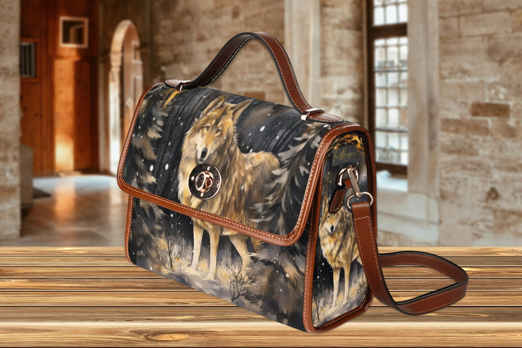 Wolf Satchel Bag