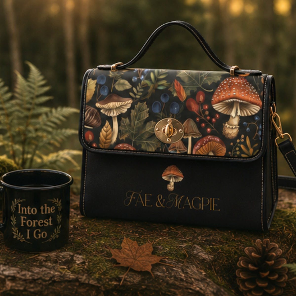 Forest Satchel Bag
