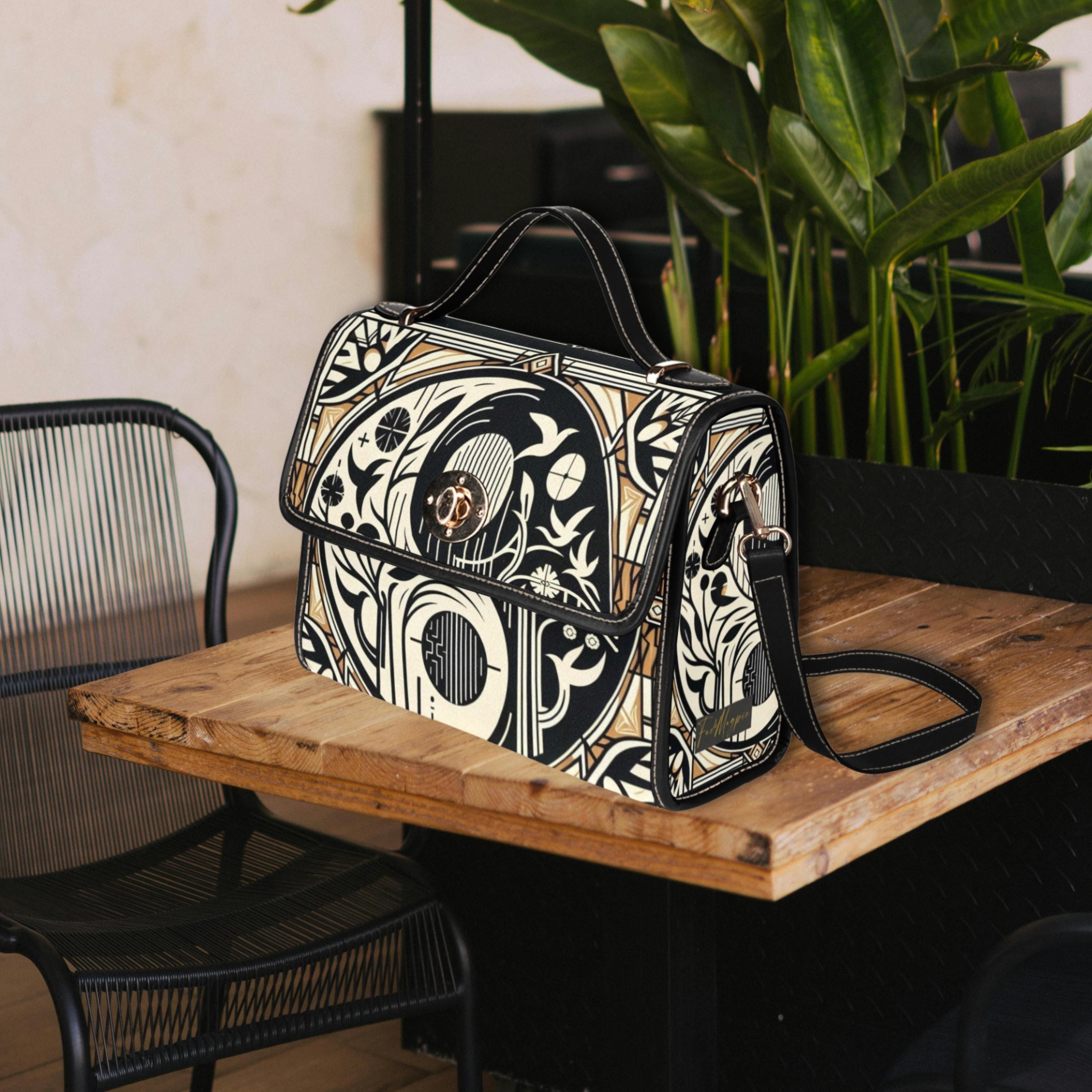 Yin Yang Satchel Bag
