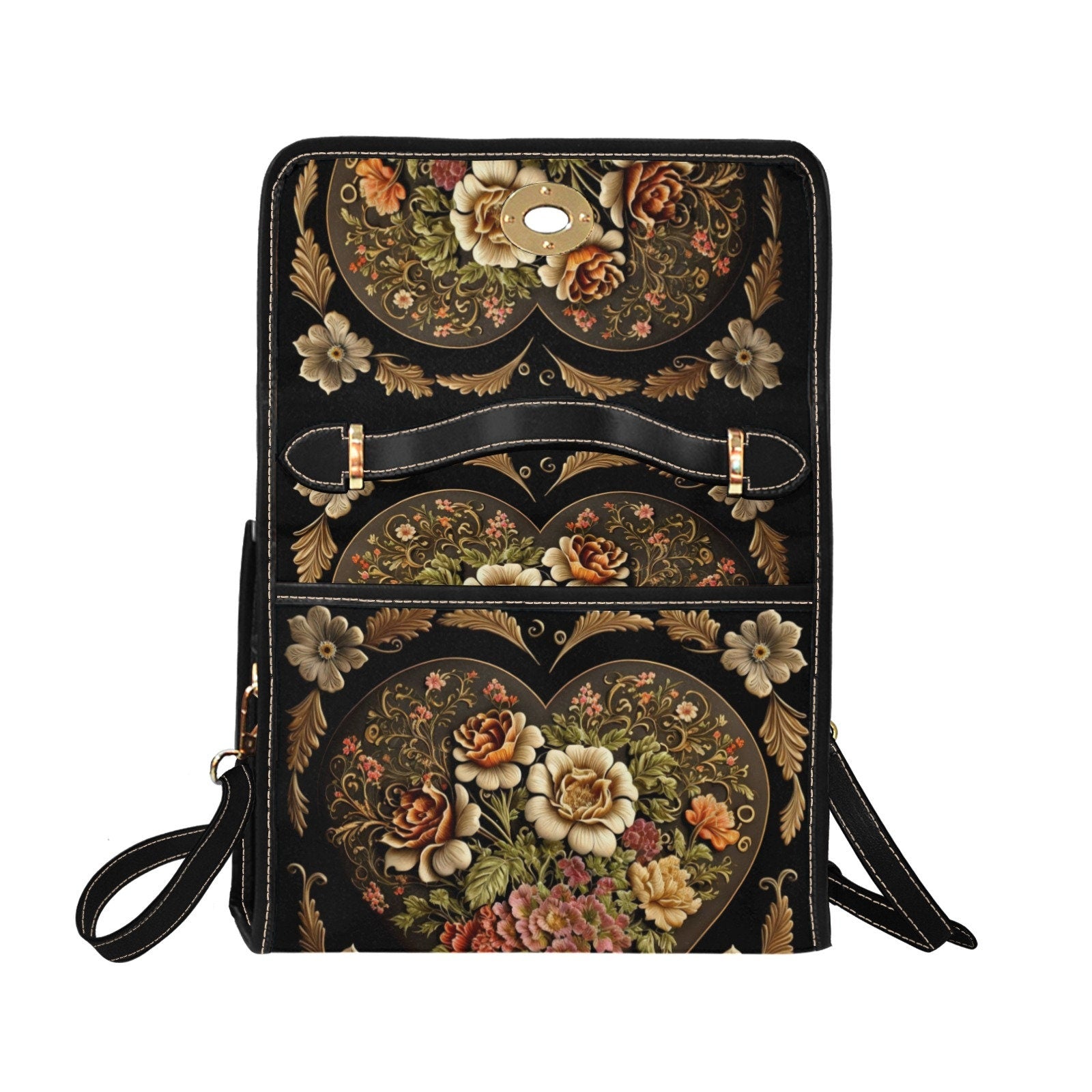 Victorian Heart Satchel Bag