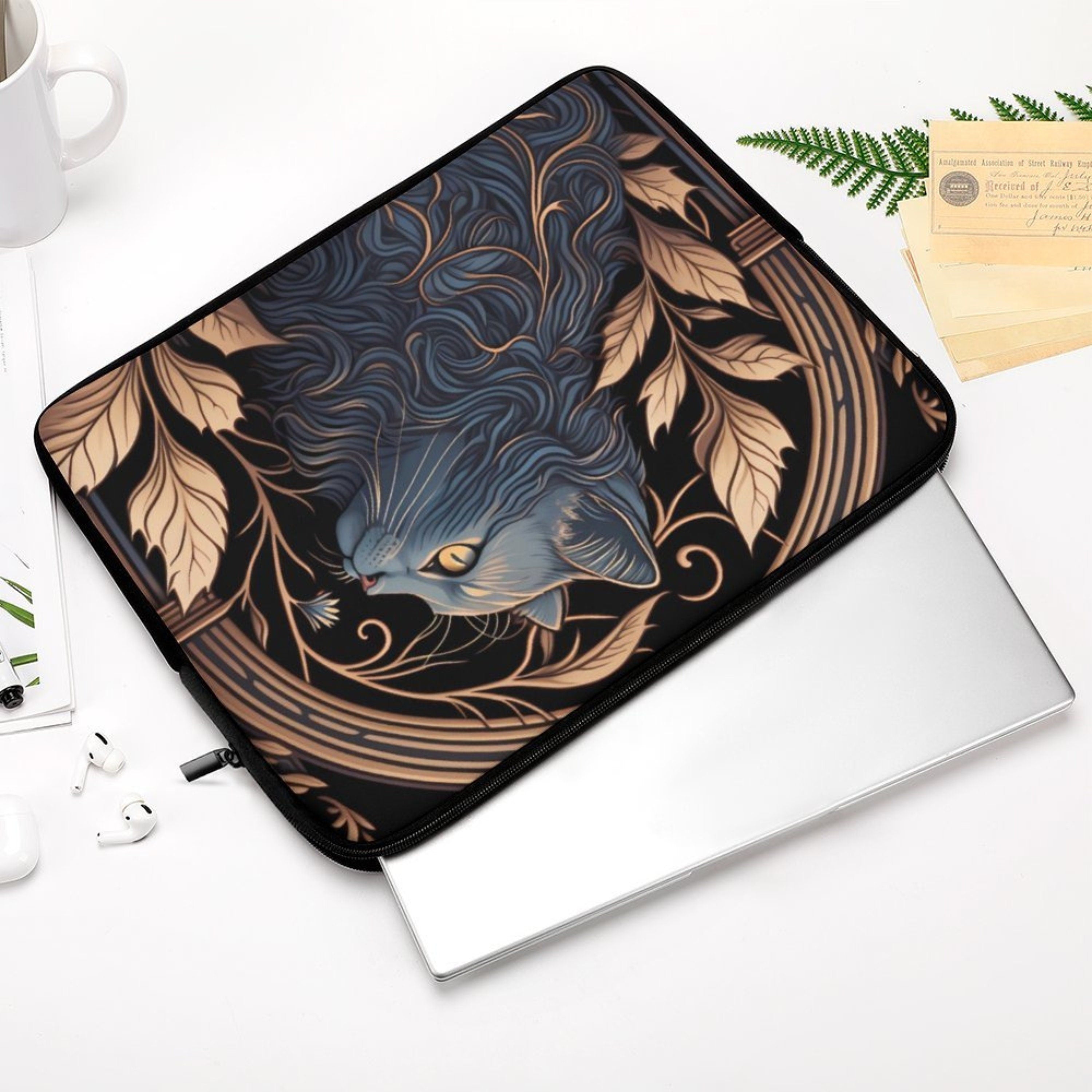 Mystic Cat Laptop Sleeve