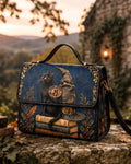 Witchy Black Cat Satchel Bag