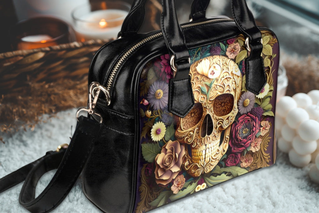 Baroque Skull Bowler Bag