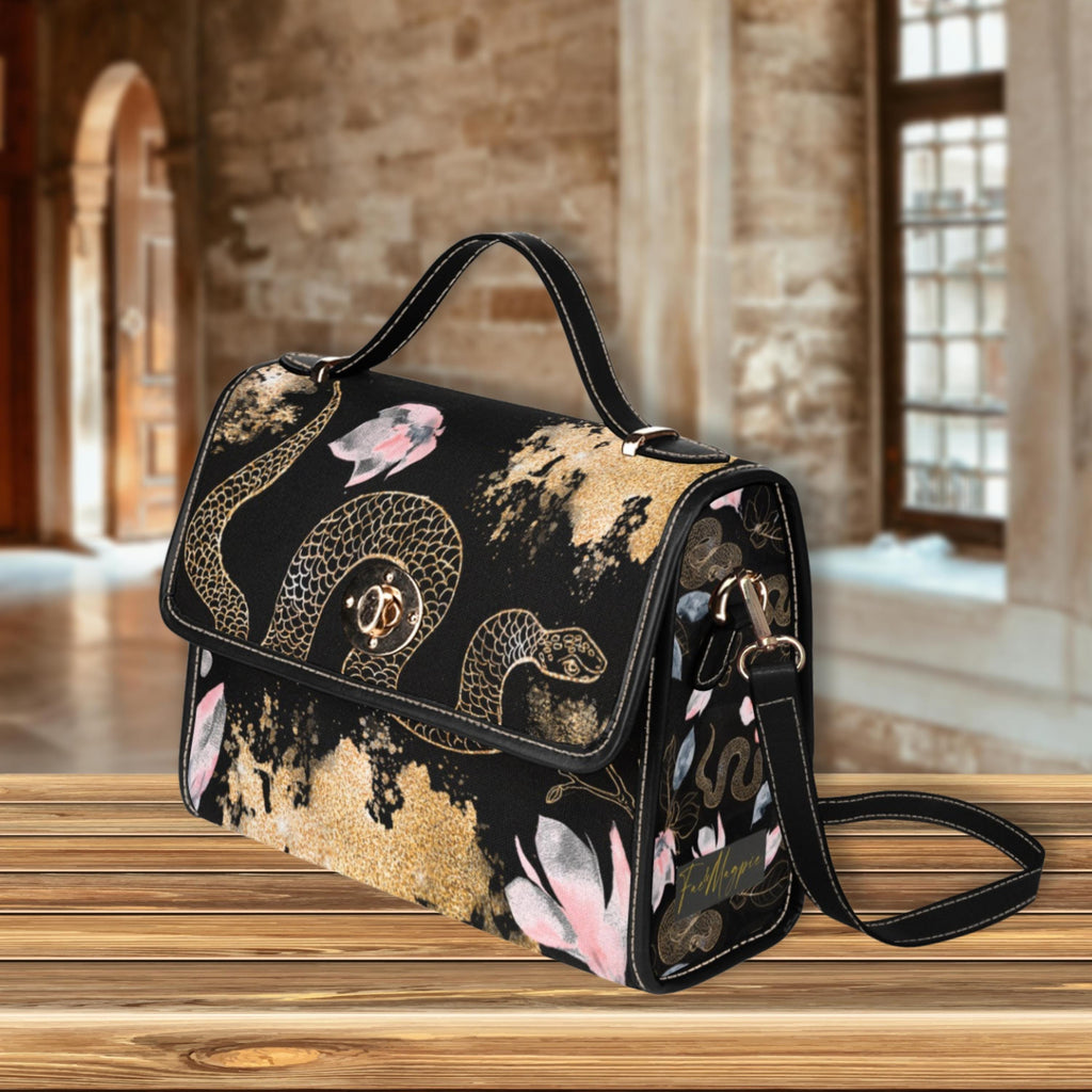 Snake Satchel Bag