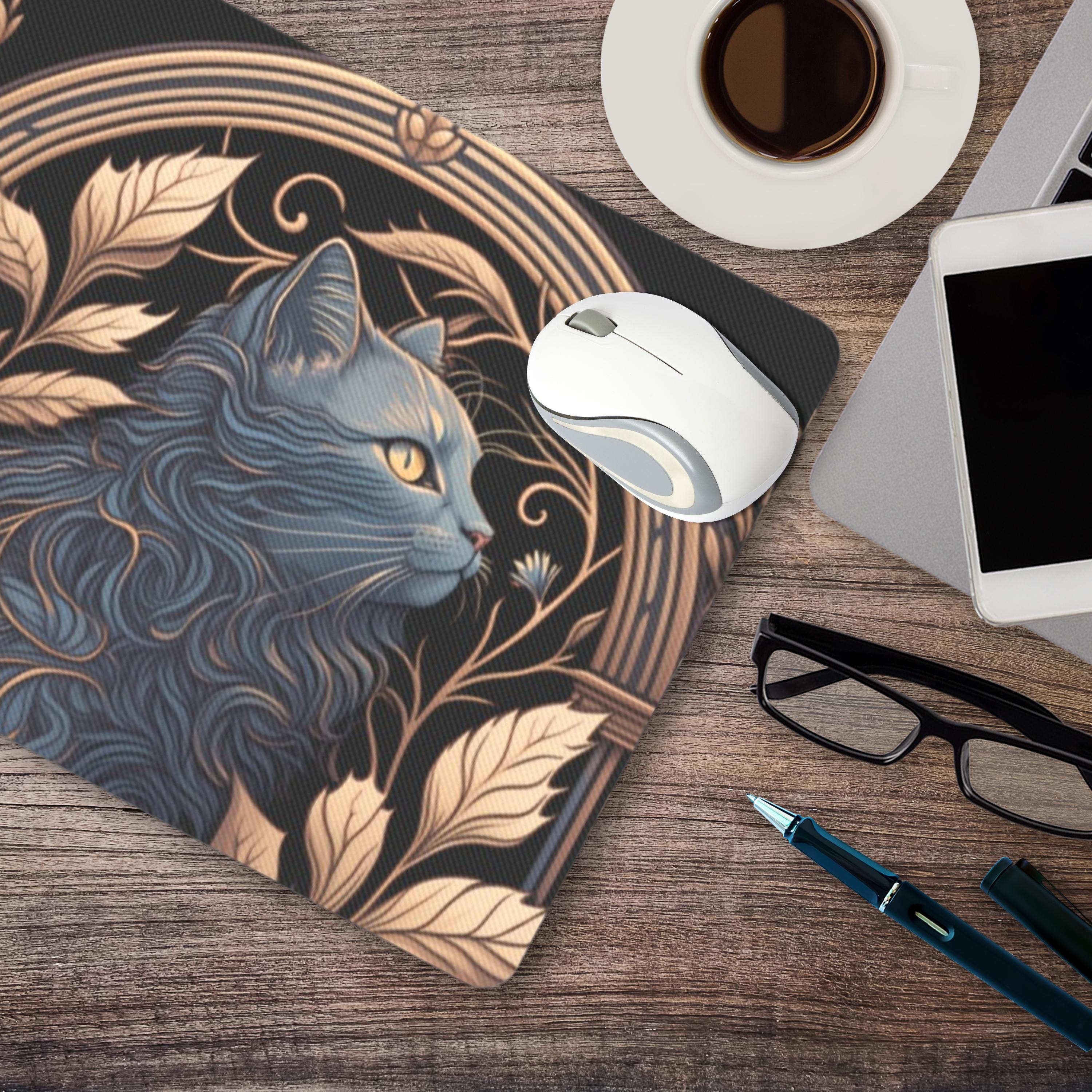 Mystic Cat Mouse Pad