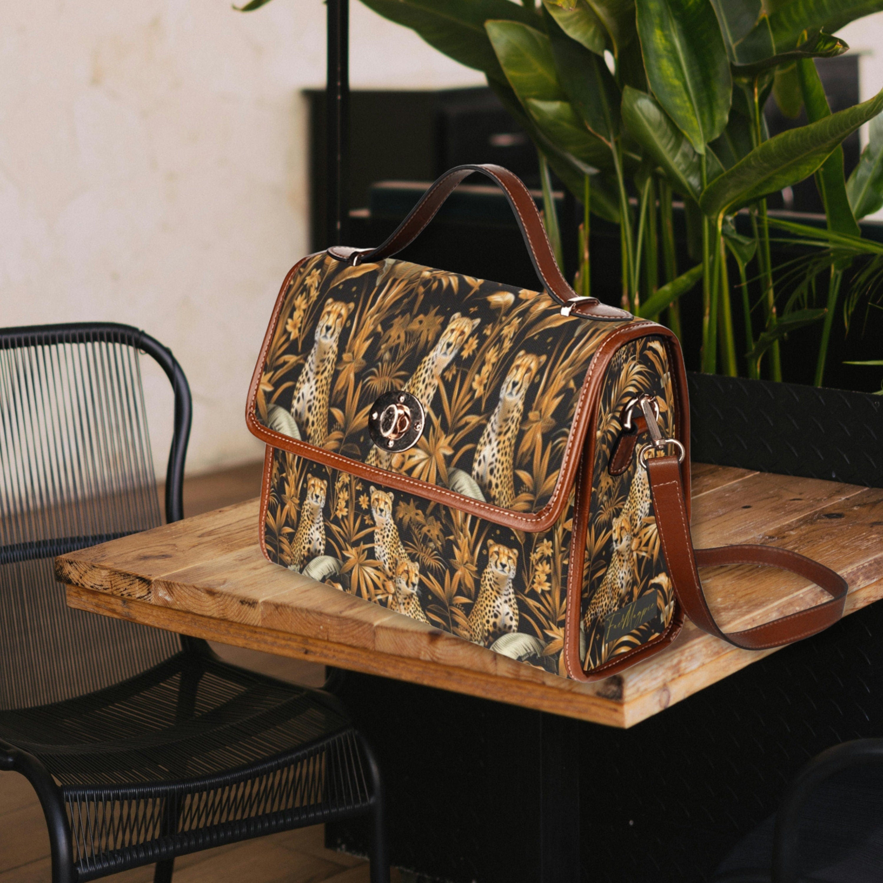 Wild Cheetah Satchel Bag
