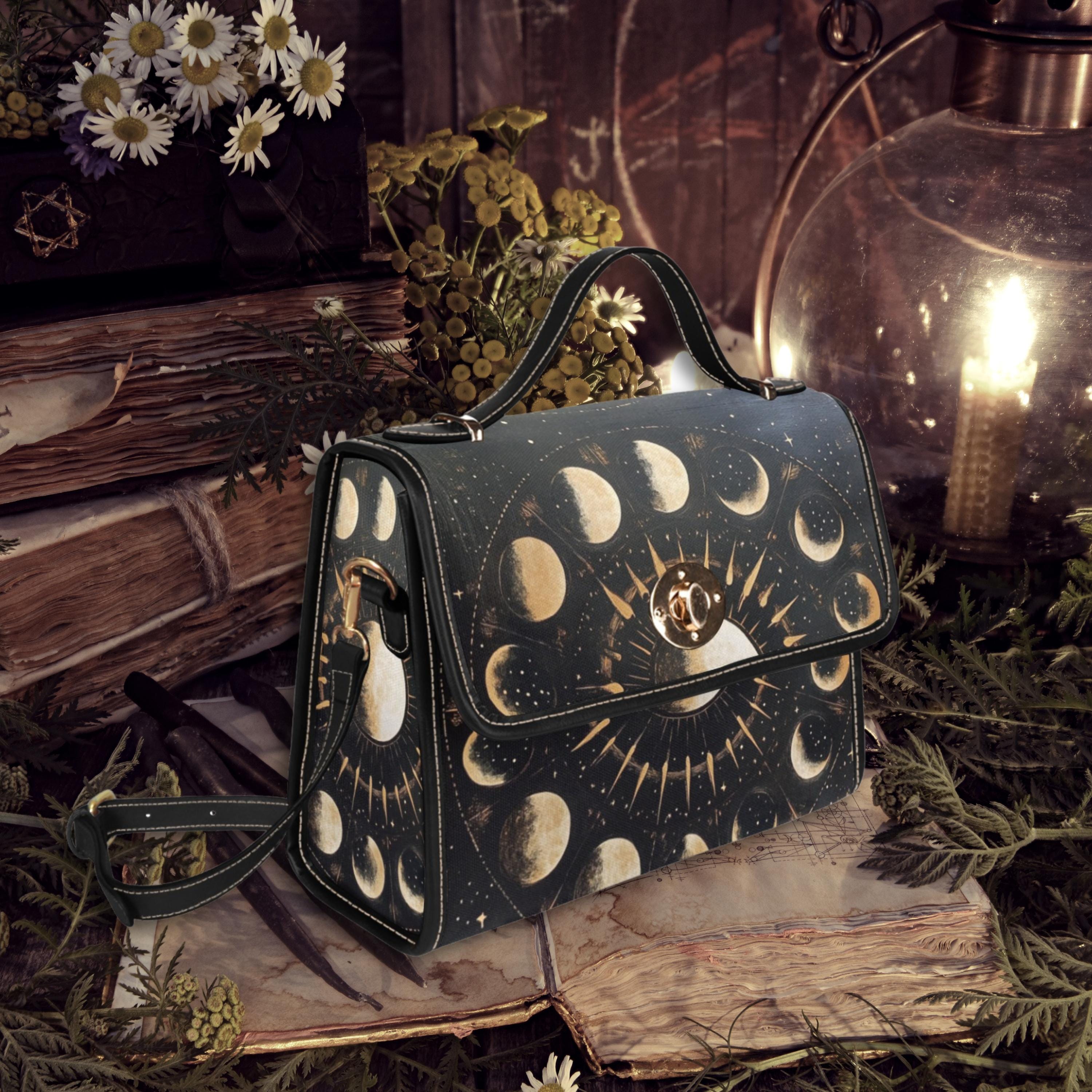 Moon Phase Satchel Bag