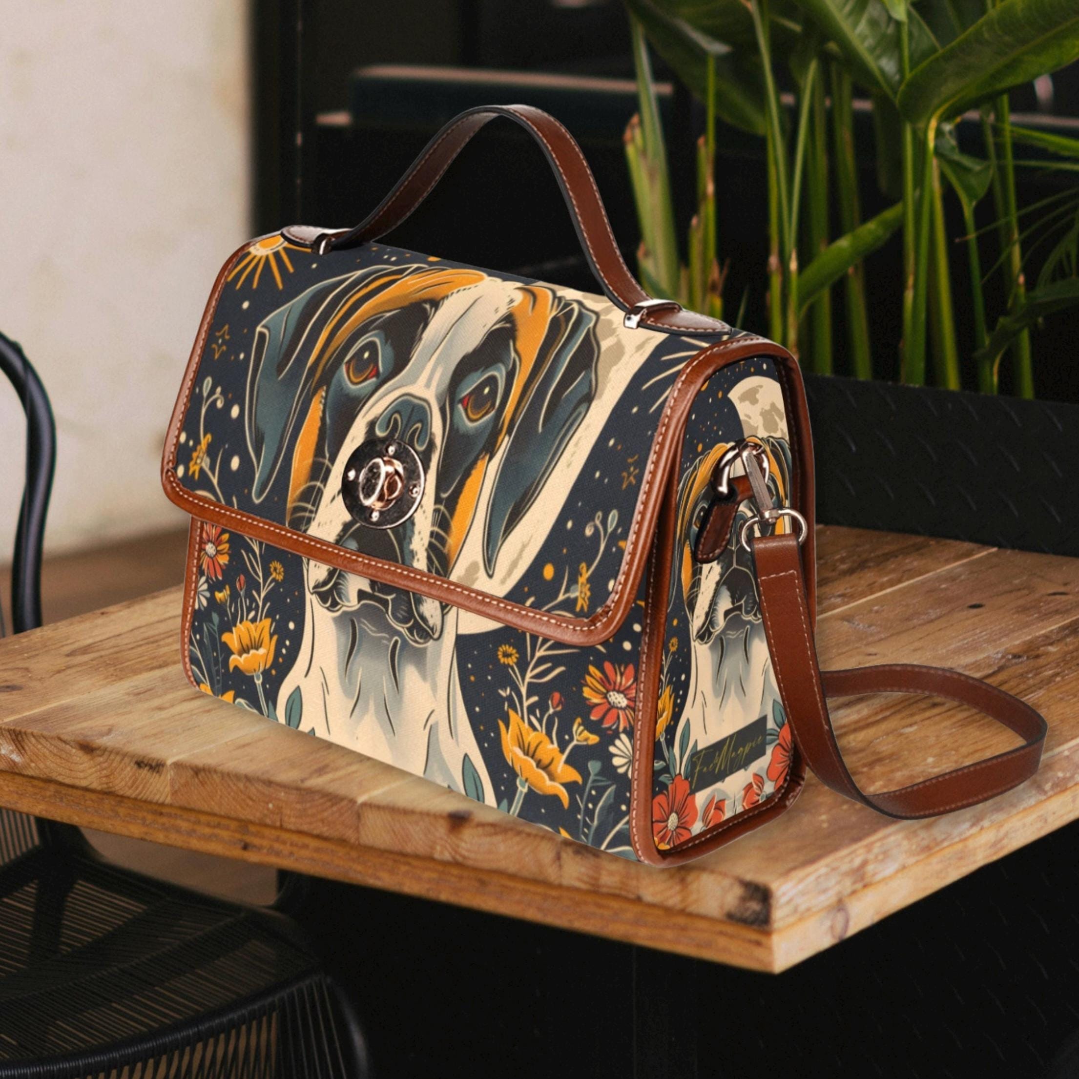 Boxer Dog Satchel Bag