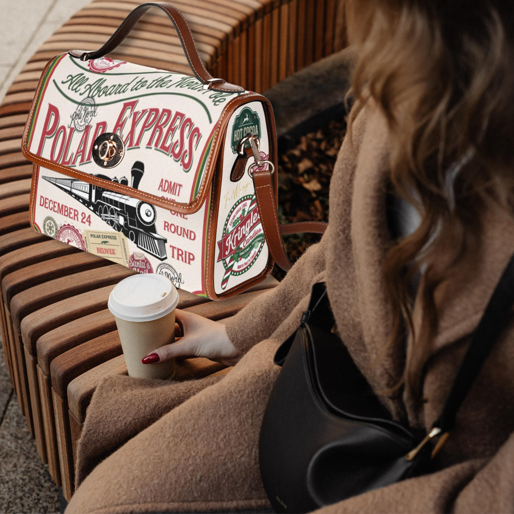 All Aboard Train Satchel Bag