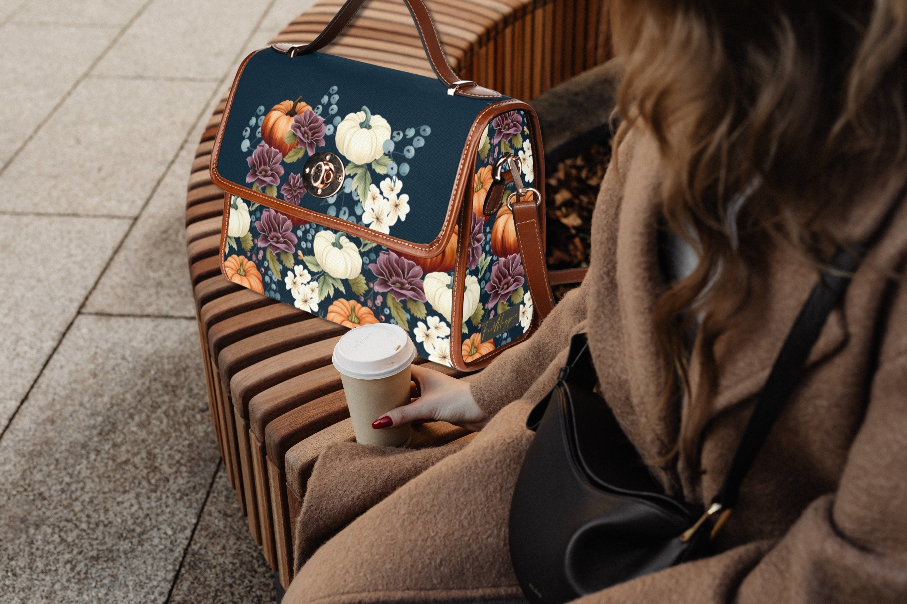 Pumpkin Patch Satchel Bag