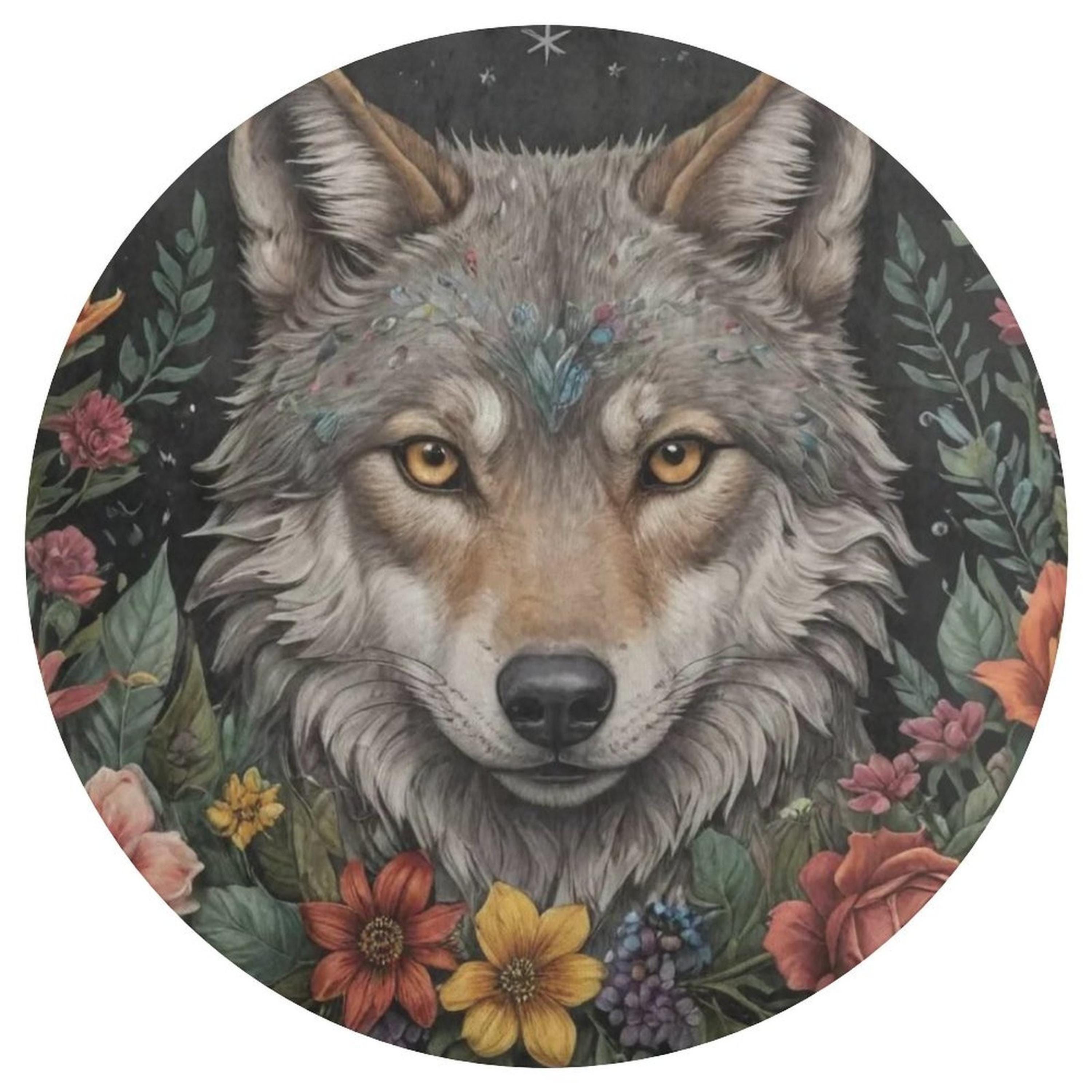 Wolf Floor Mat