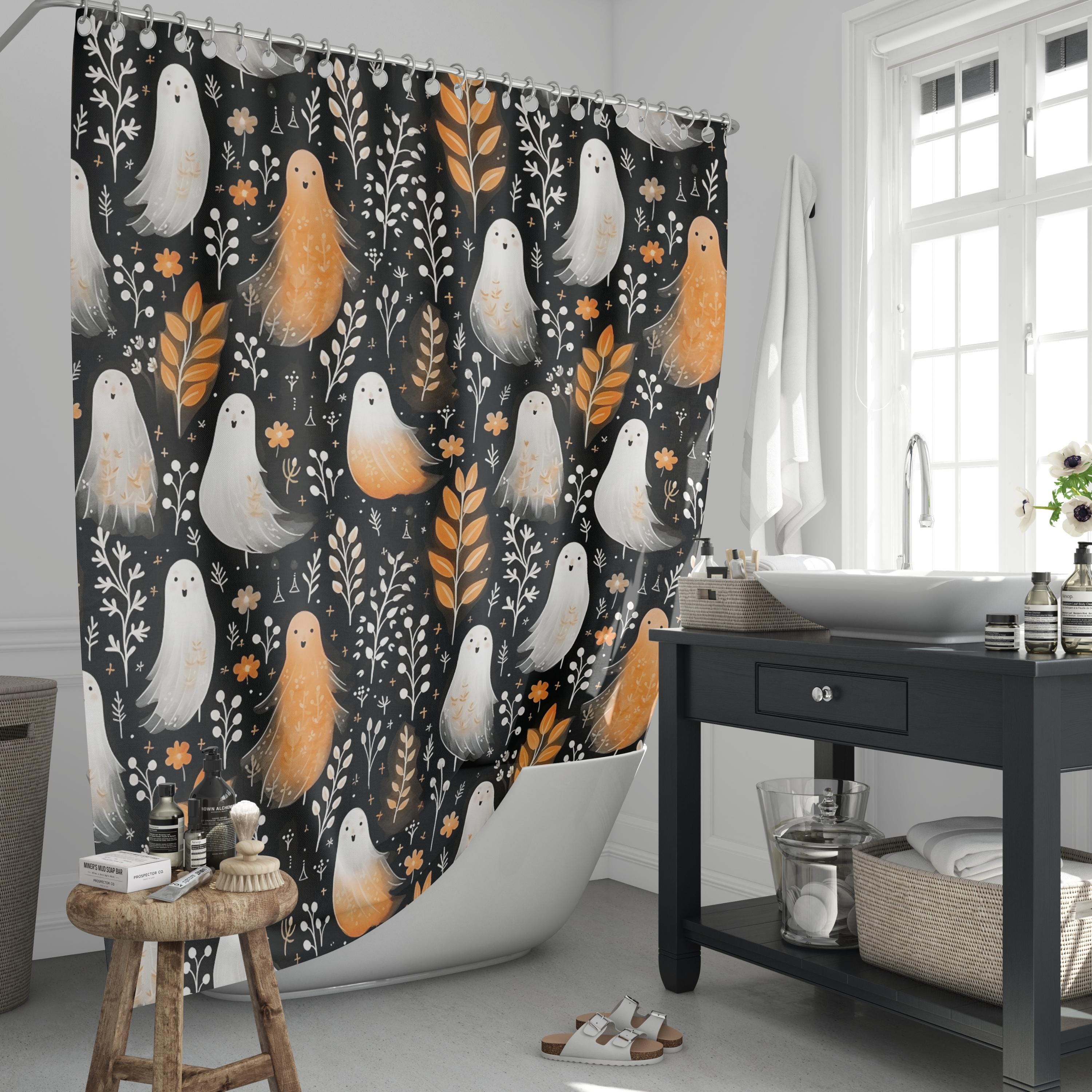 Ghost Shower Curtain