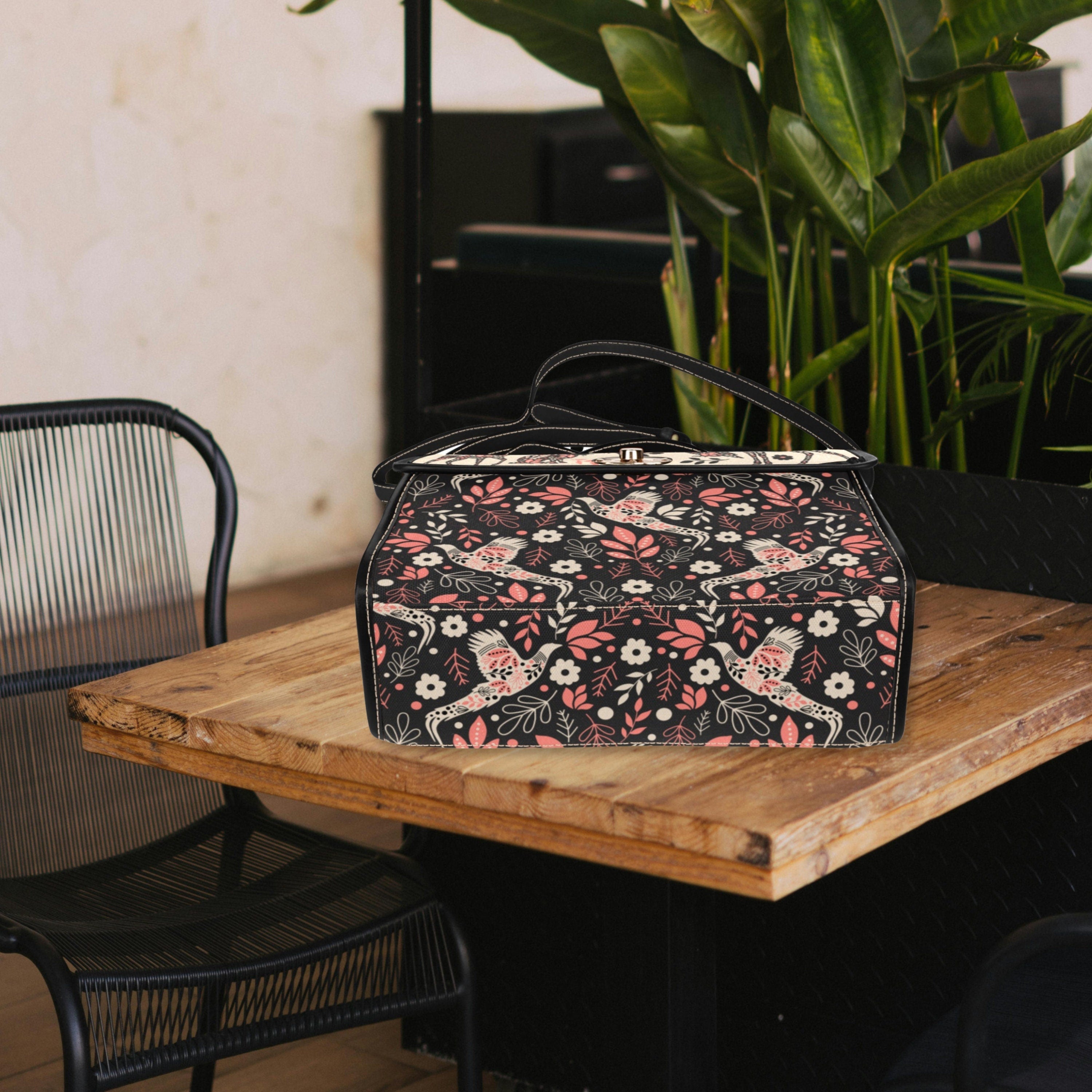 Folk Animal Satchel Bag