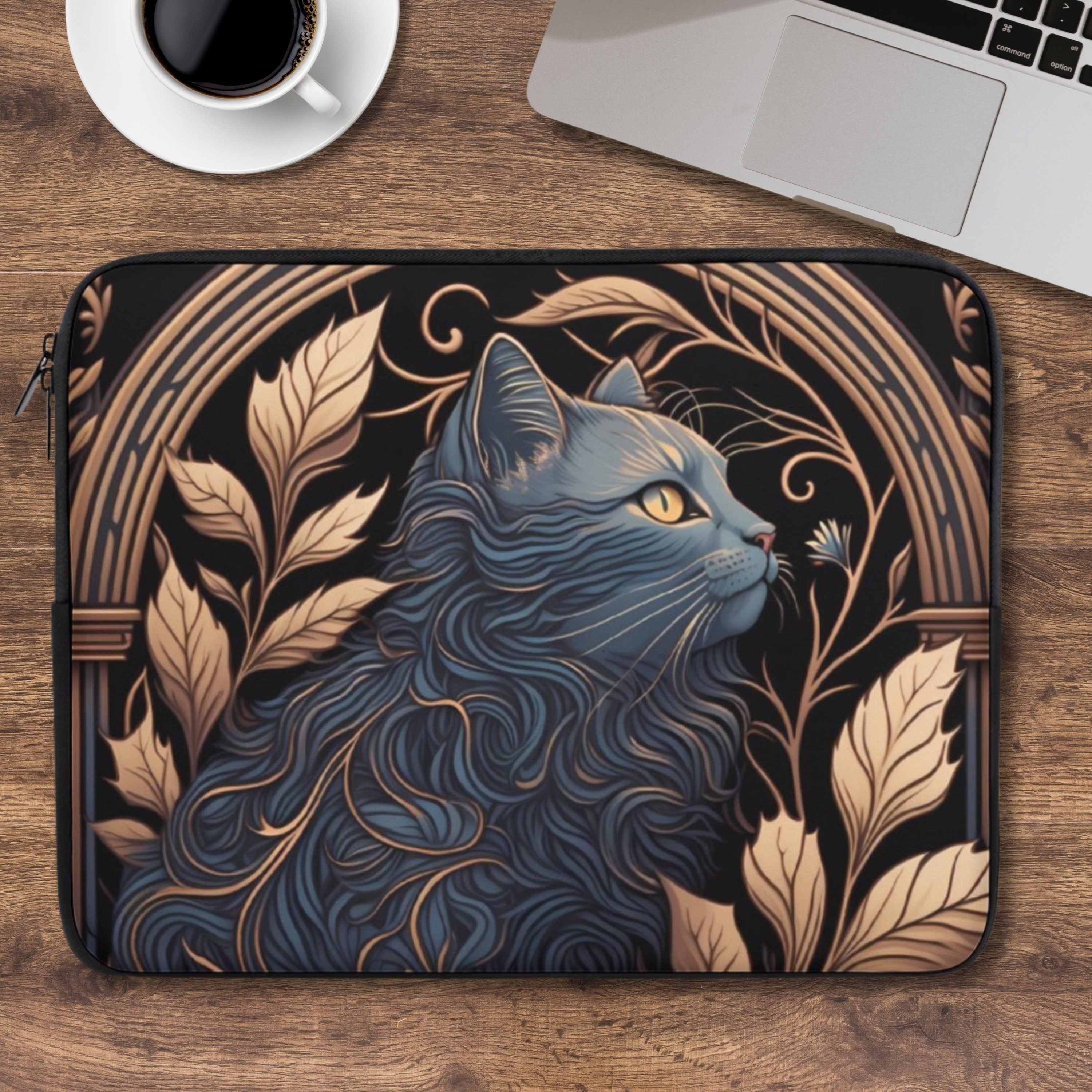 Mystic Cat Laptop Sleeve