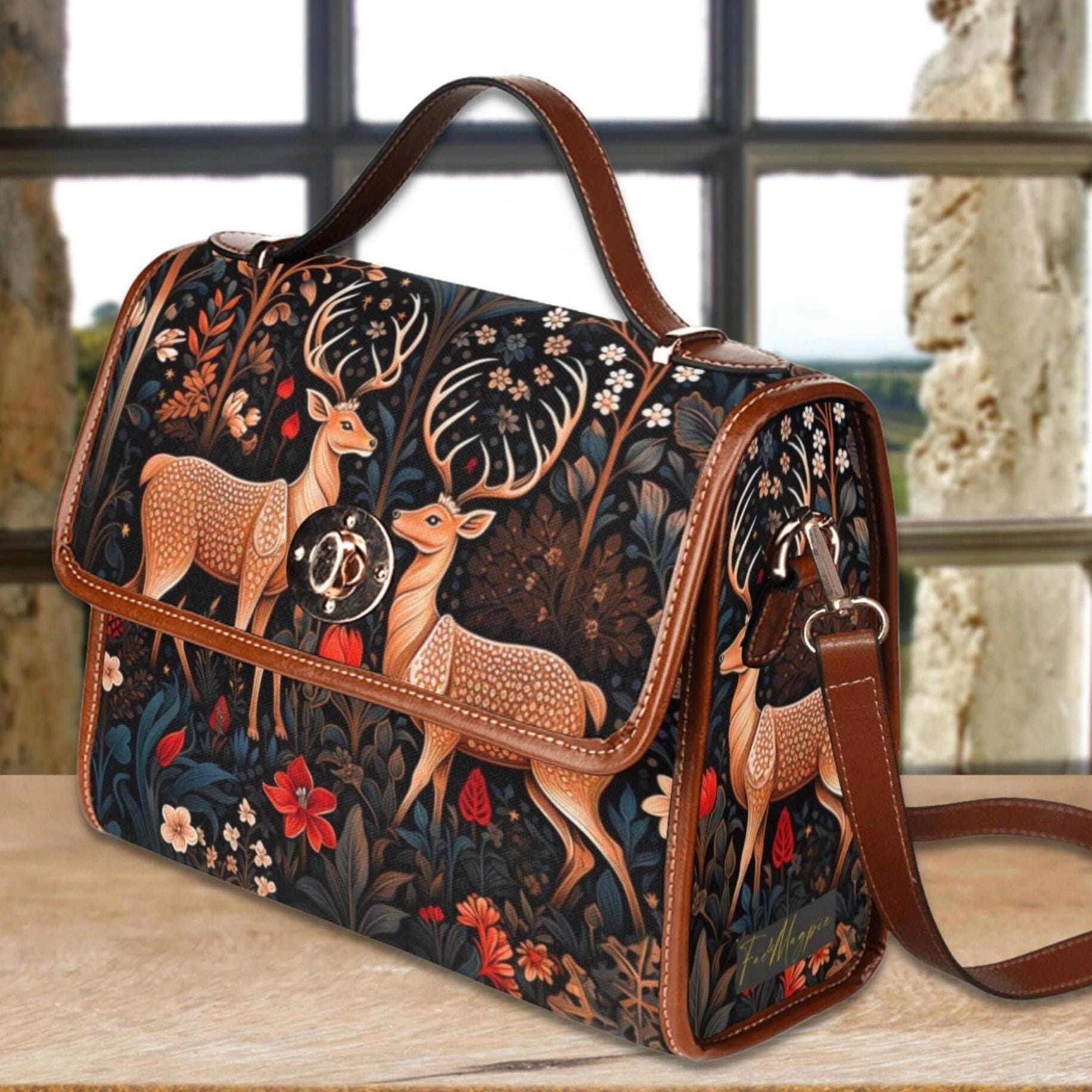 Stag Satchel Bag