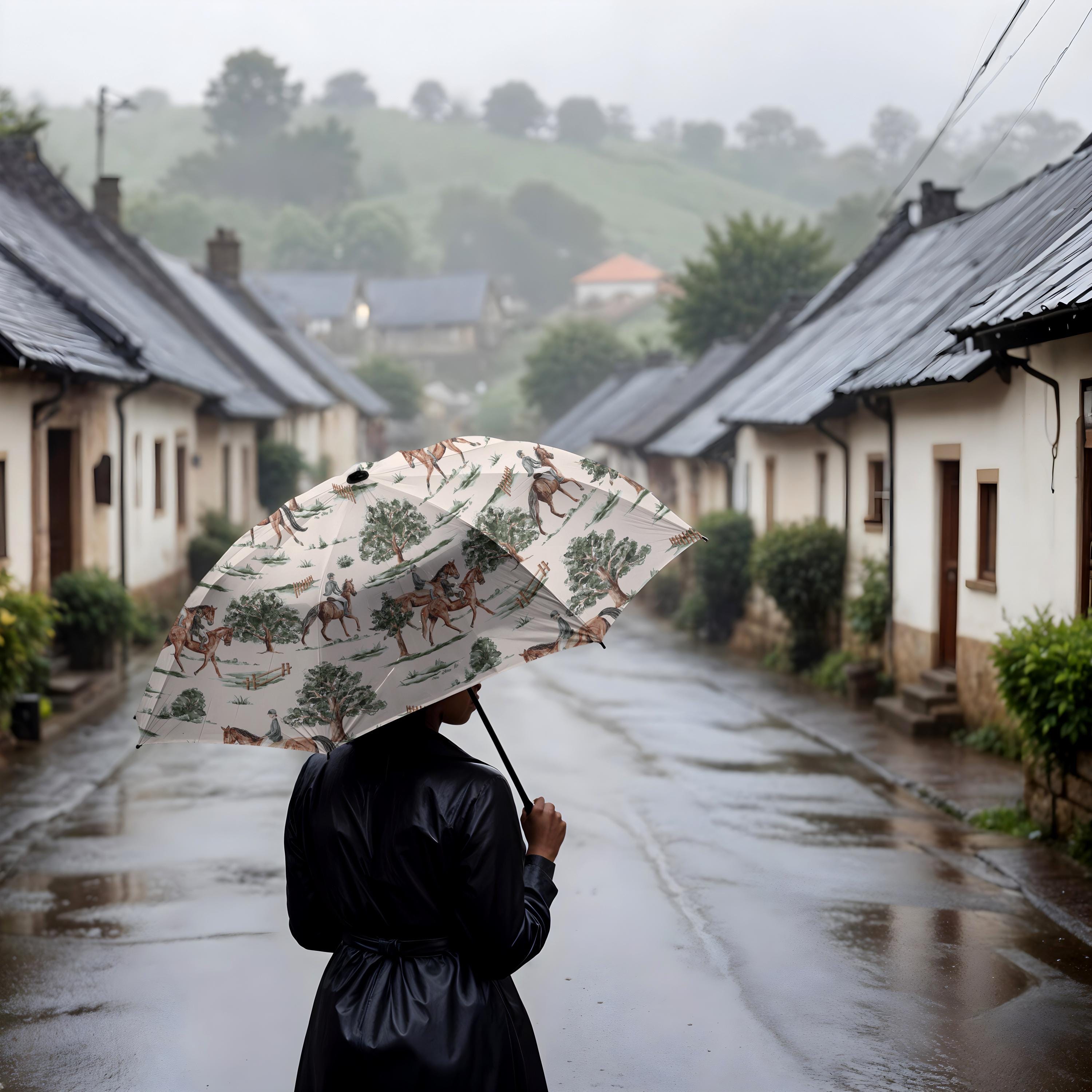 Equestrian Horses Umbrella