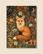 Fox and Crow Art Print