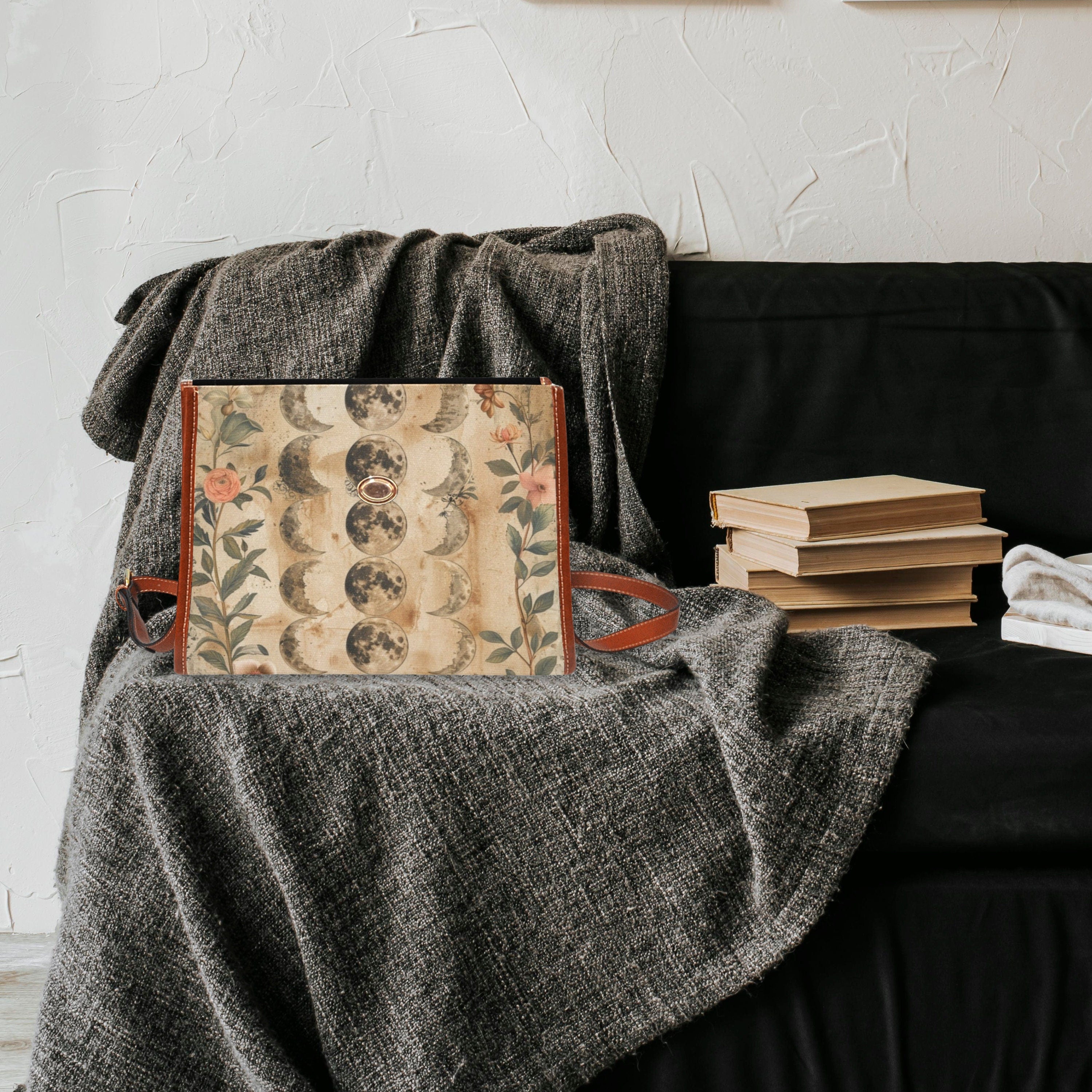 Moon Phase Satchel Bag