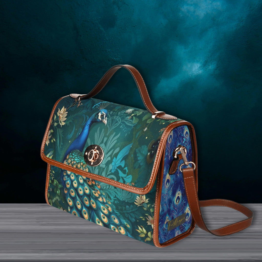 Peacock Satchel Handbag