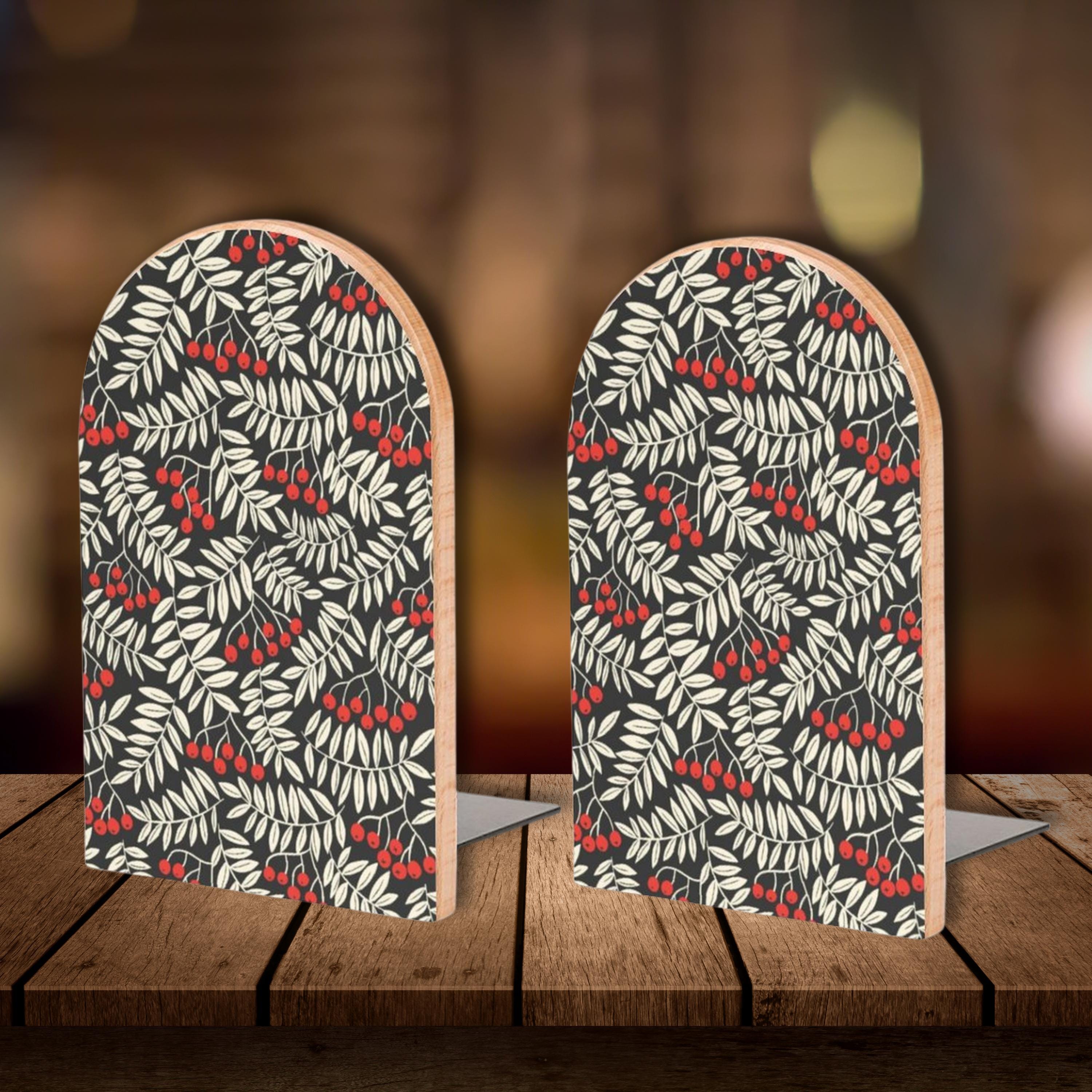 Winter Berries Bookends