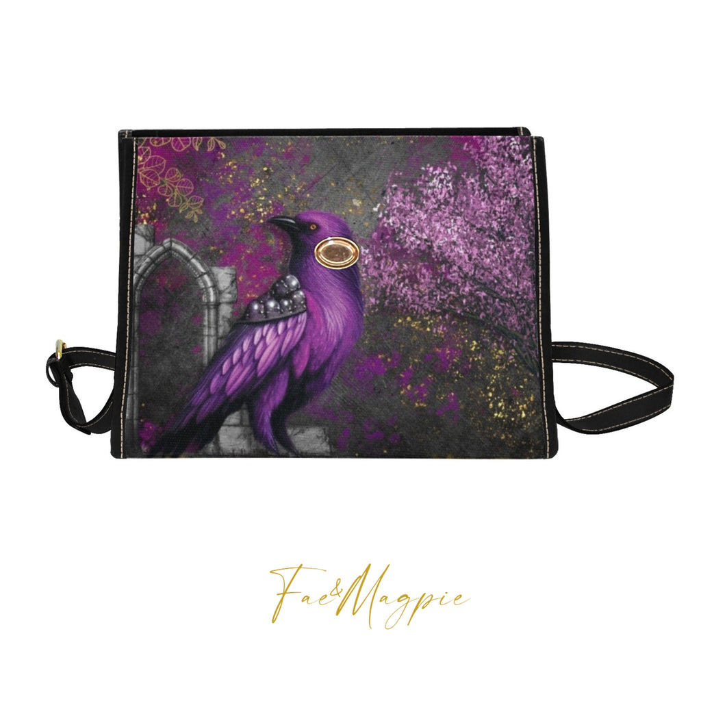 Midnight Crow Satchel Bag