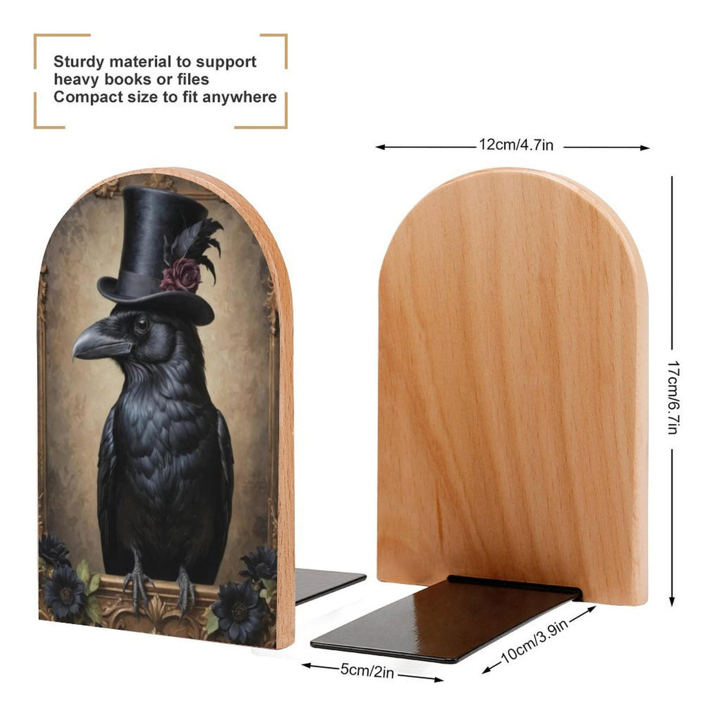Crow Bookends