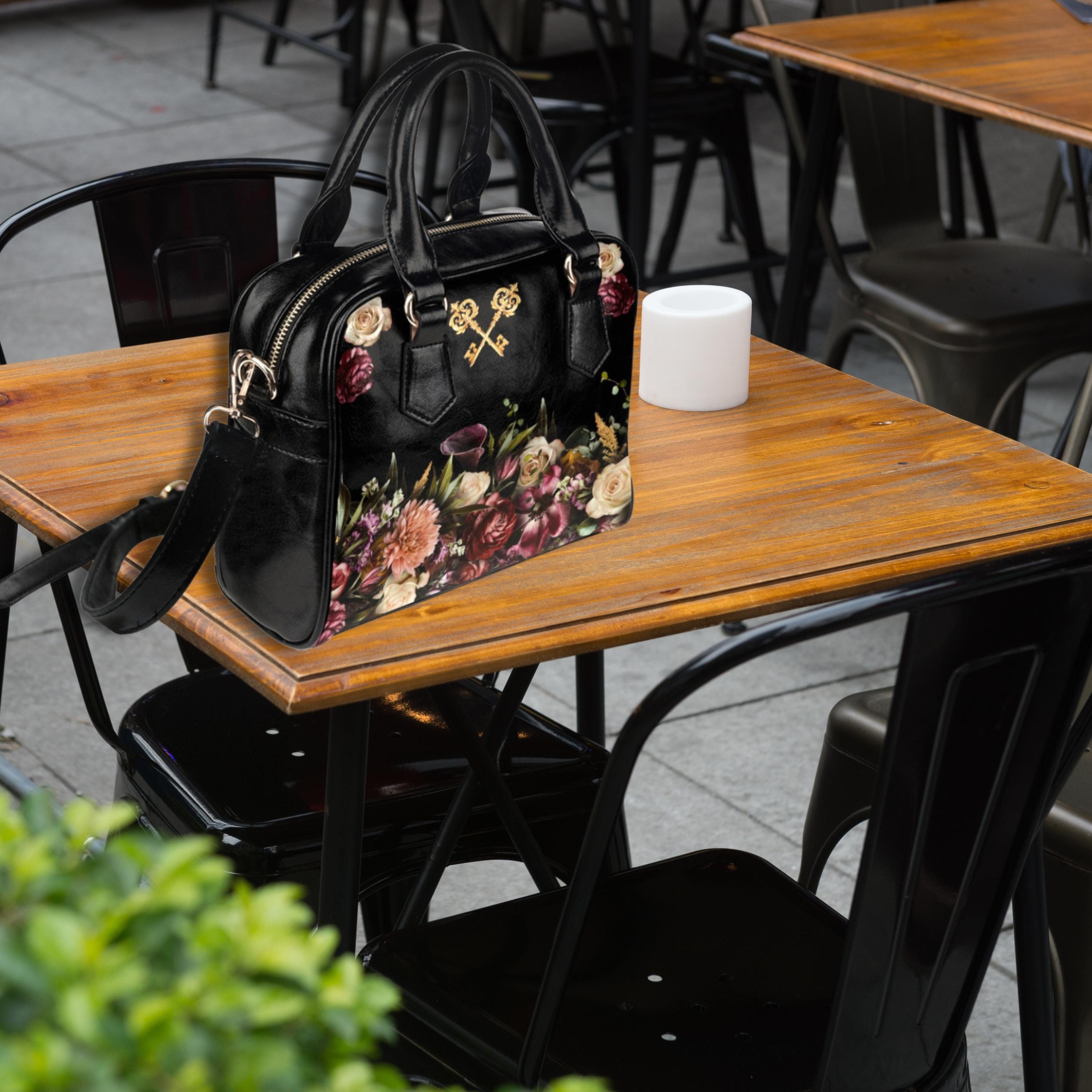 Baroque Keys Bowler Bag