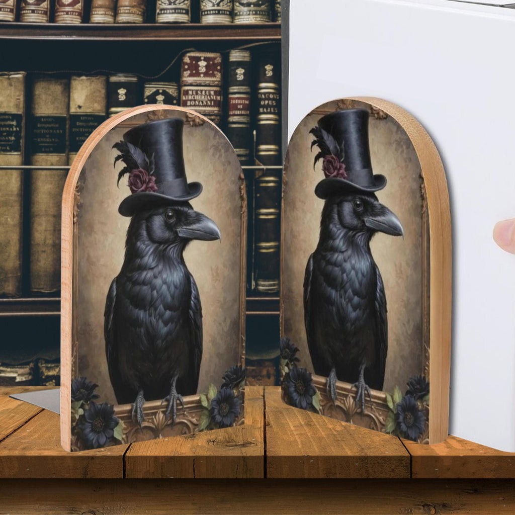 Crow Bookends