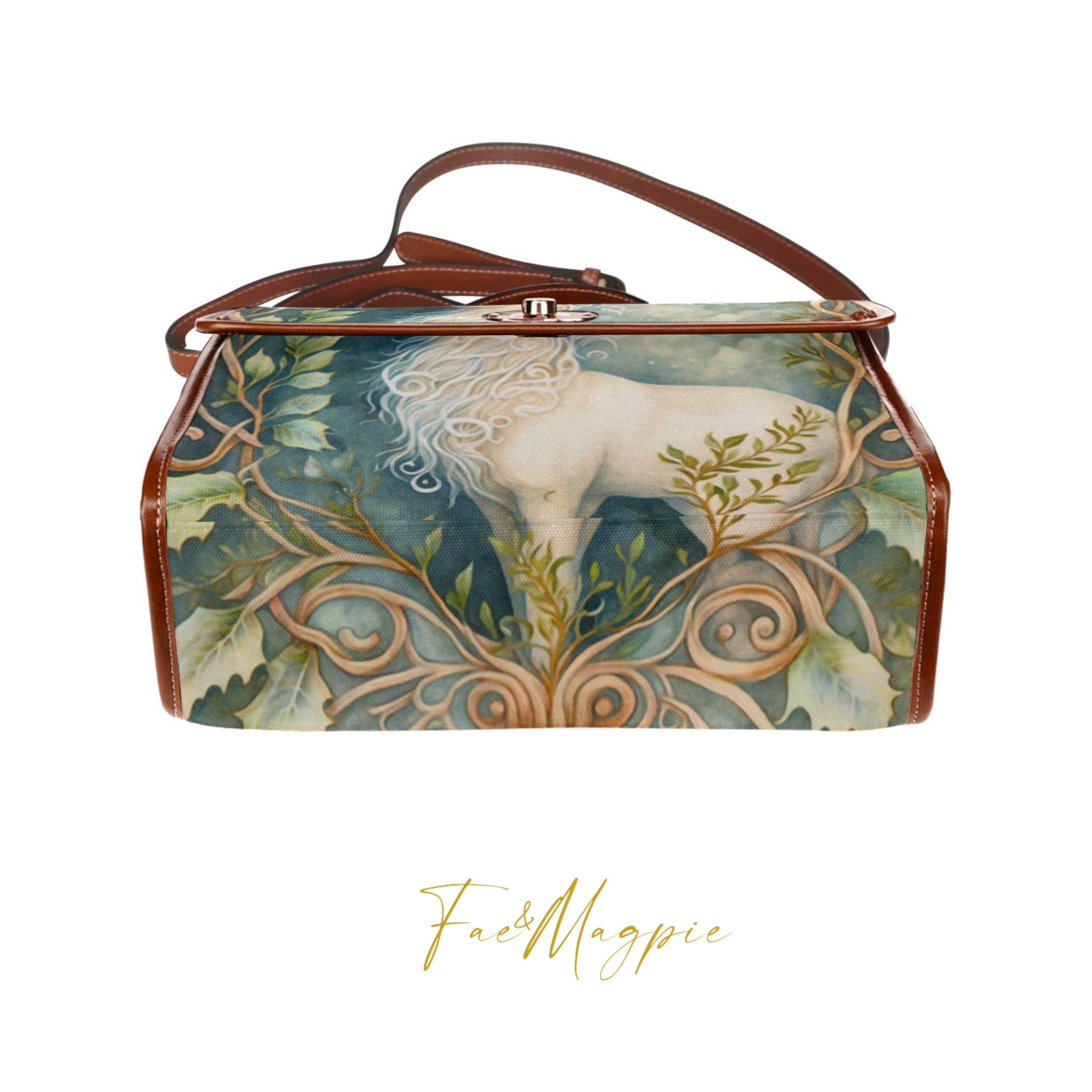 Mystical Stag Satchel Bag