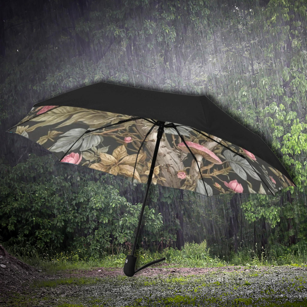 Pink Mushrooms Umbrella