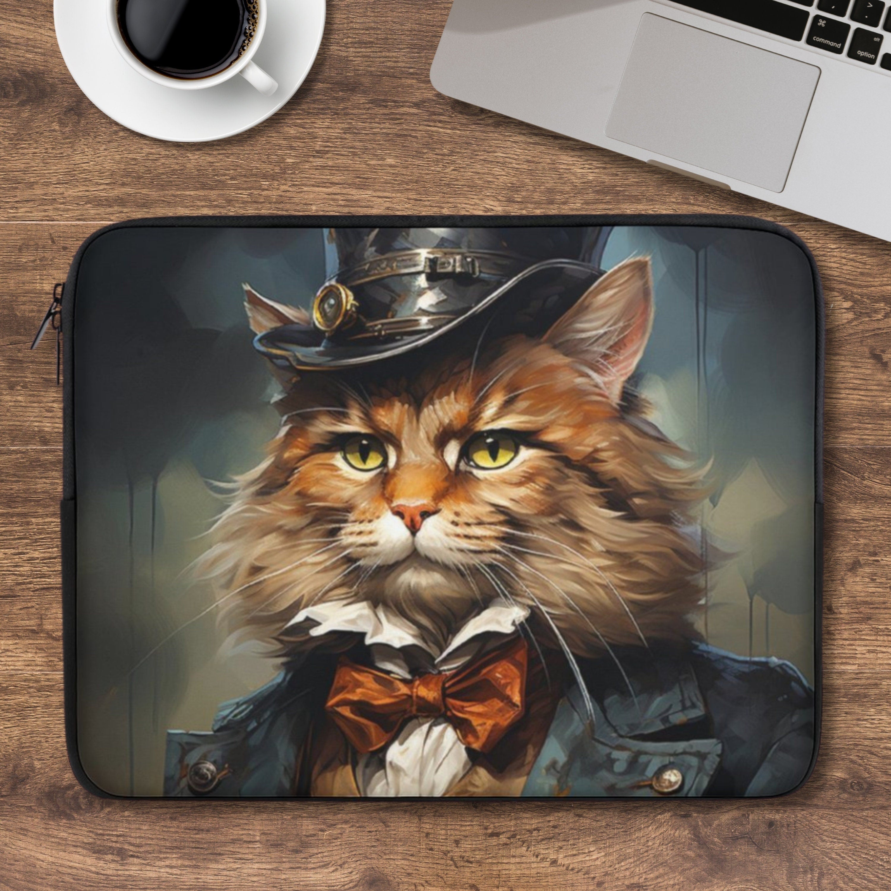 Gentleman Cat Laptop Sleeve