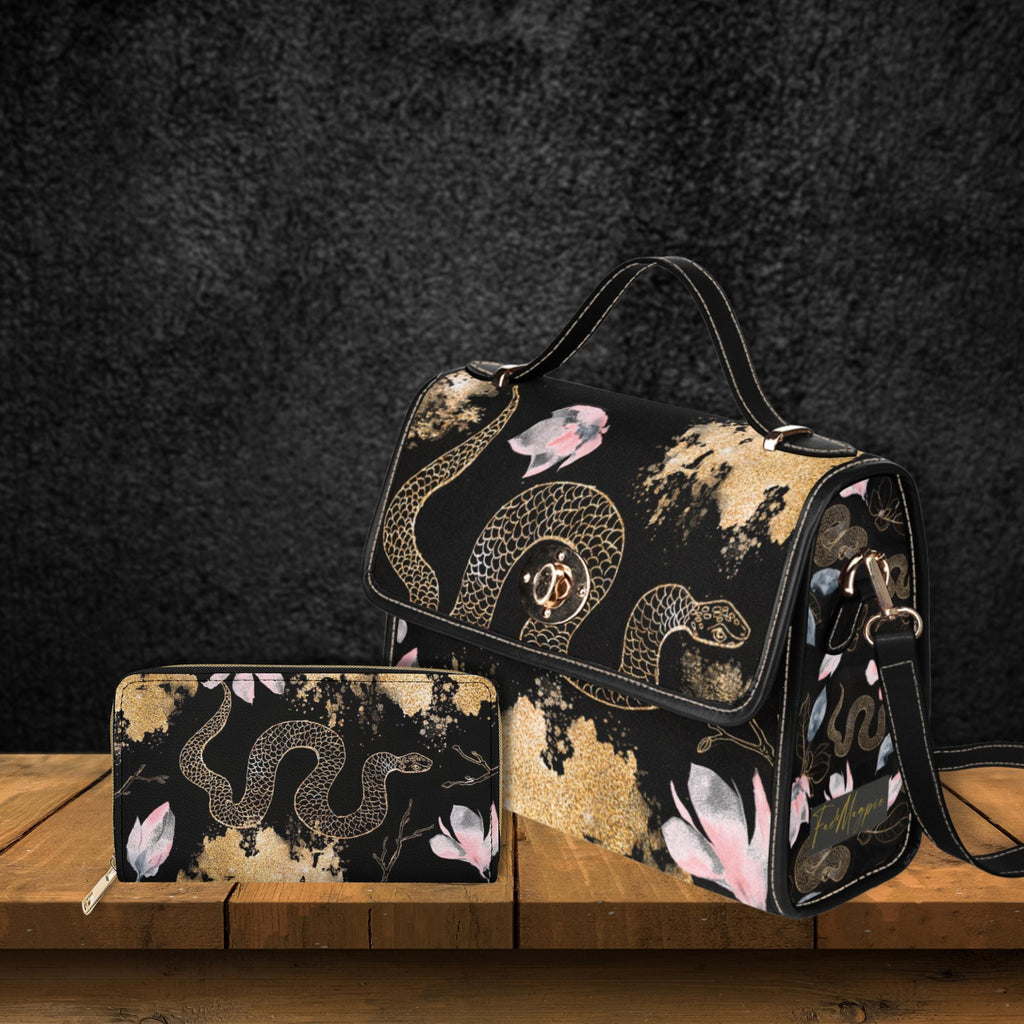 Snake Satchel Bag