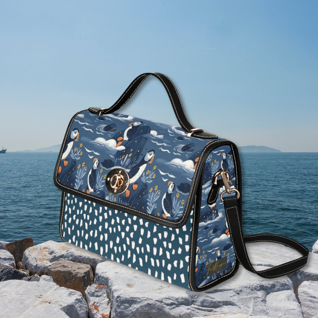 Puffins Satchel Bag