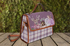 Stag Plaid Satchel Bag