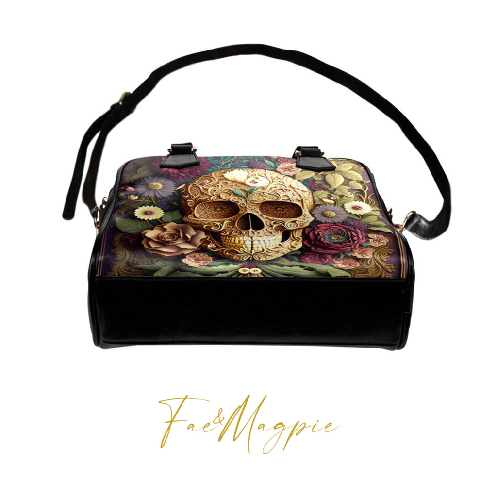 Baroque Skull Bowler Bag