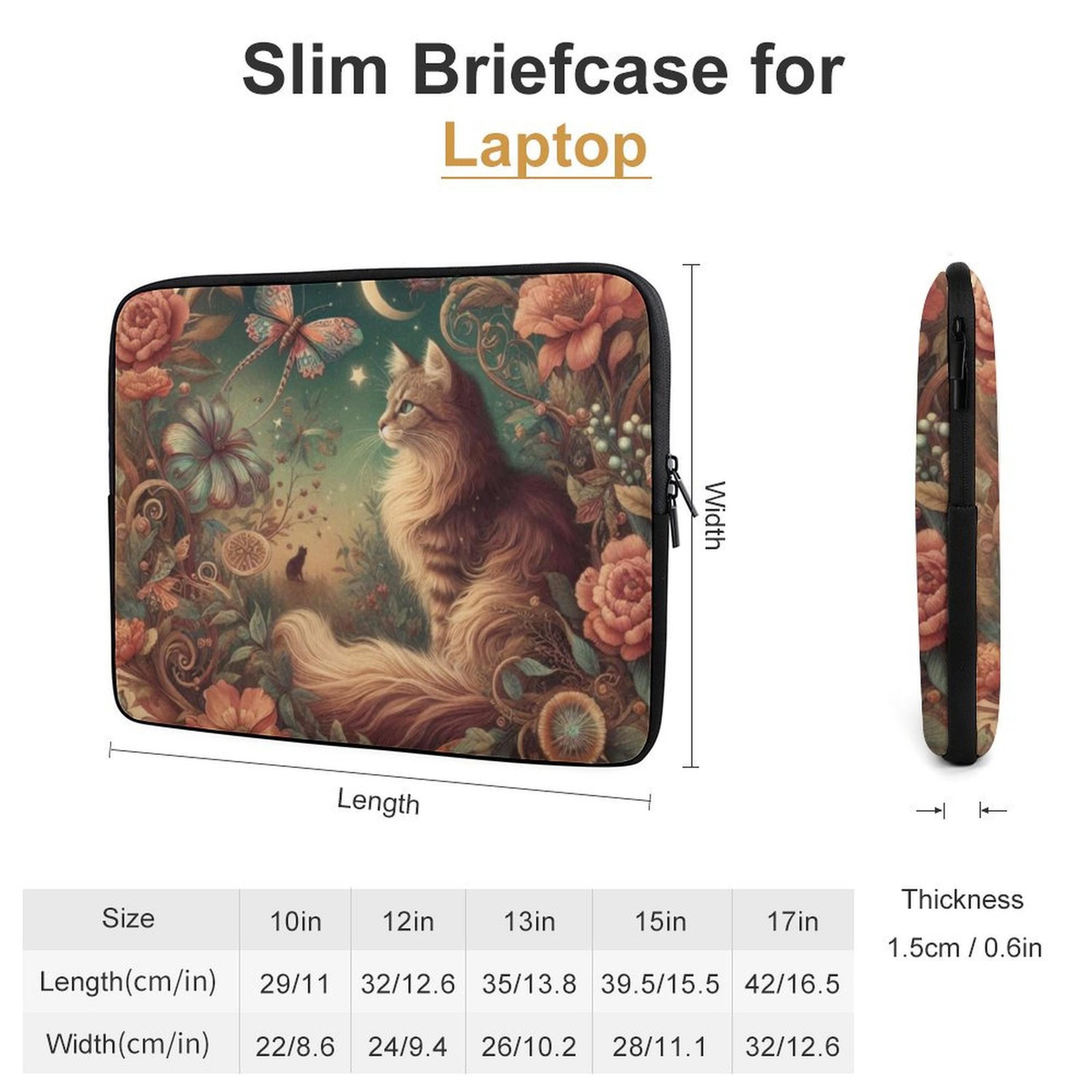Fantasy Cat Laptop Sleeve