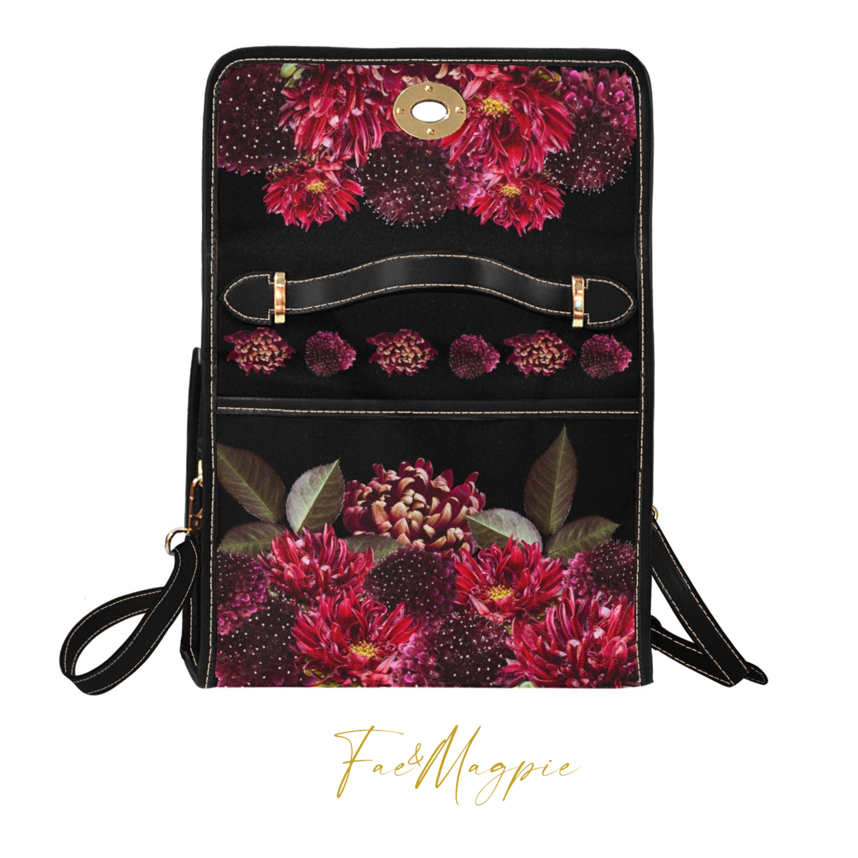 Flower Satchel Bag