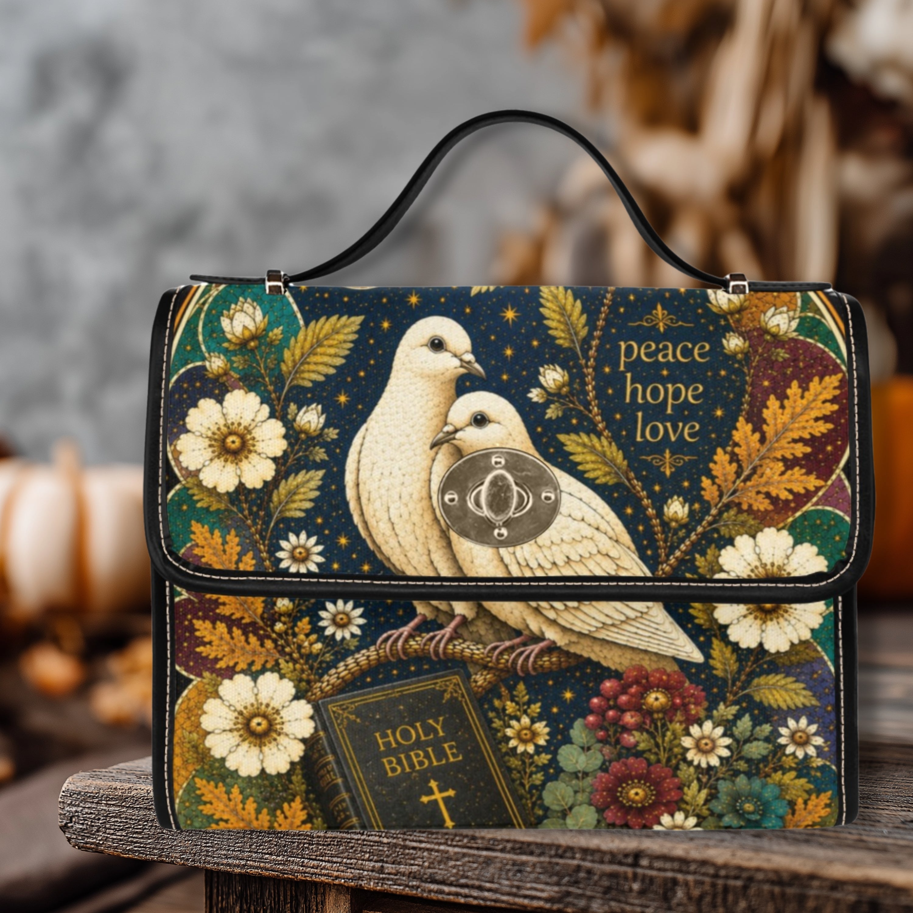 Christian Doves Satchel Bag