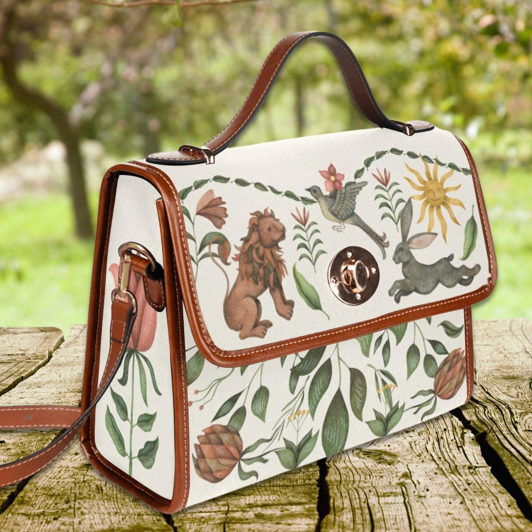 Mystic Animals Satchel Bag