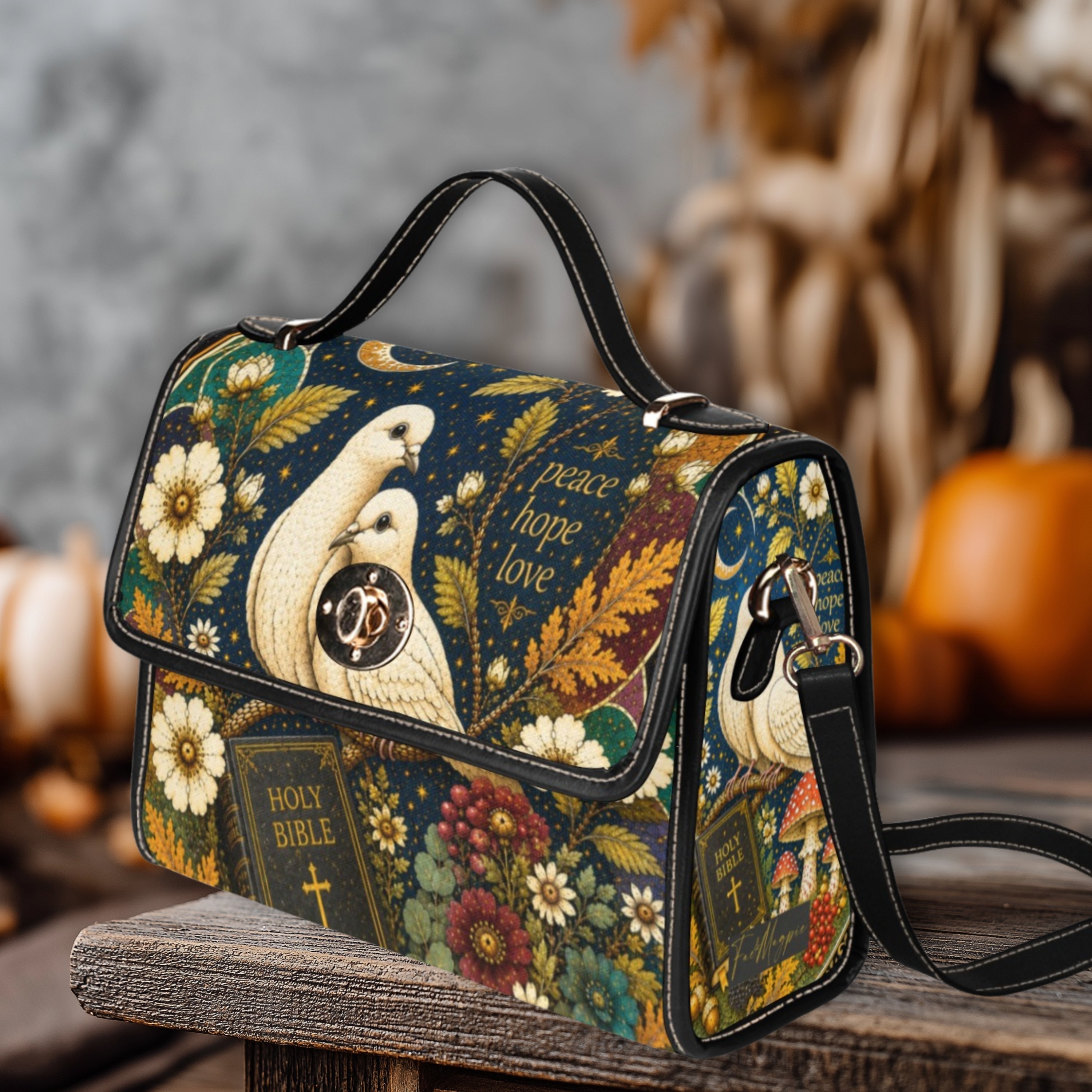 Christian Doves Satchel Bag