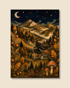Flying Witch Art Print
