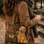Golden Retriever Satchel Bag