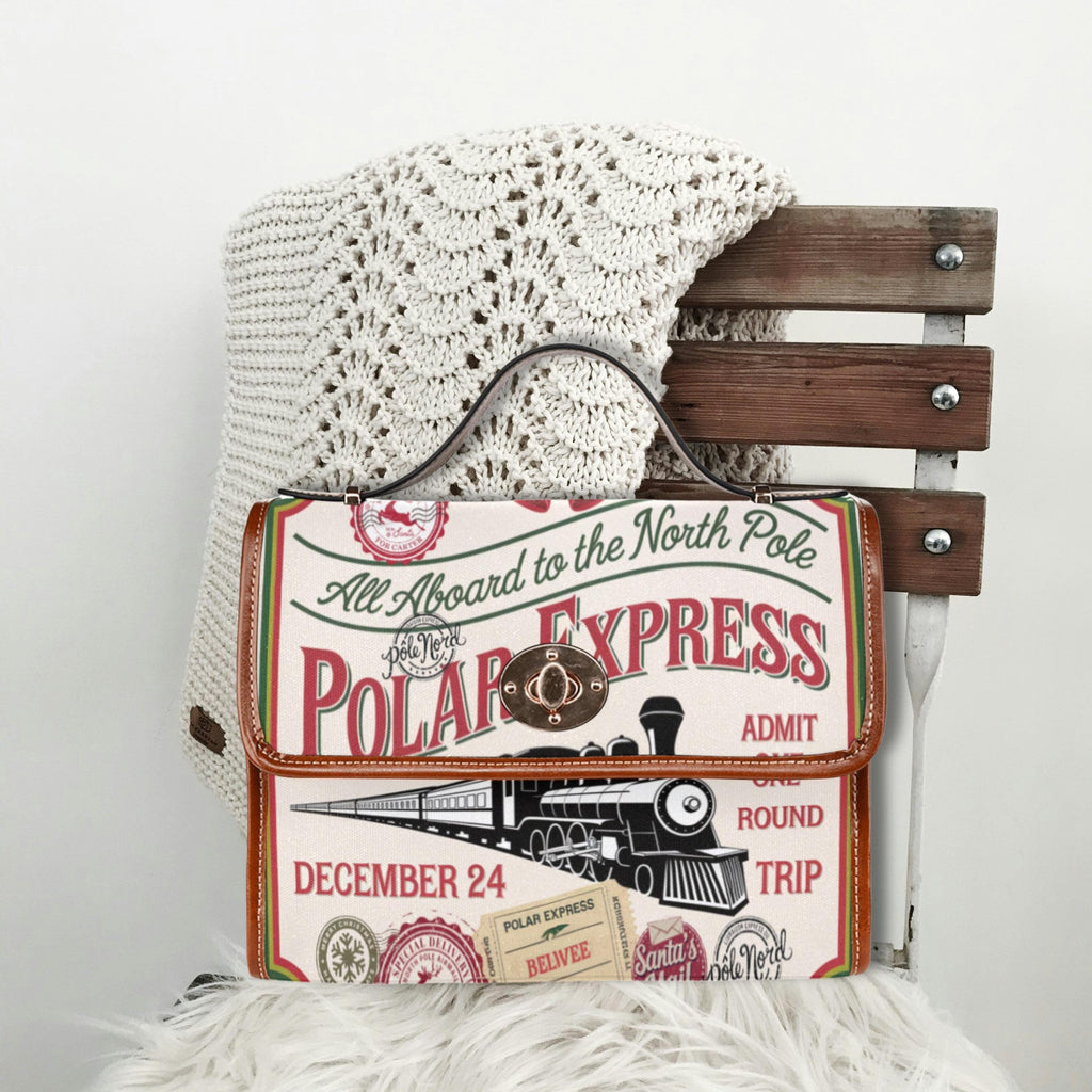 All Aboard Train Satchel Bag