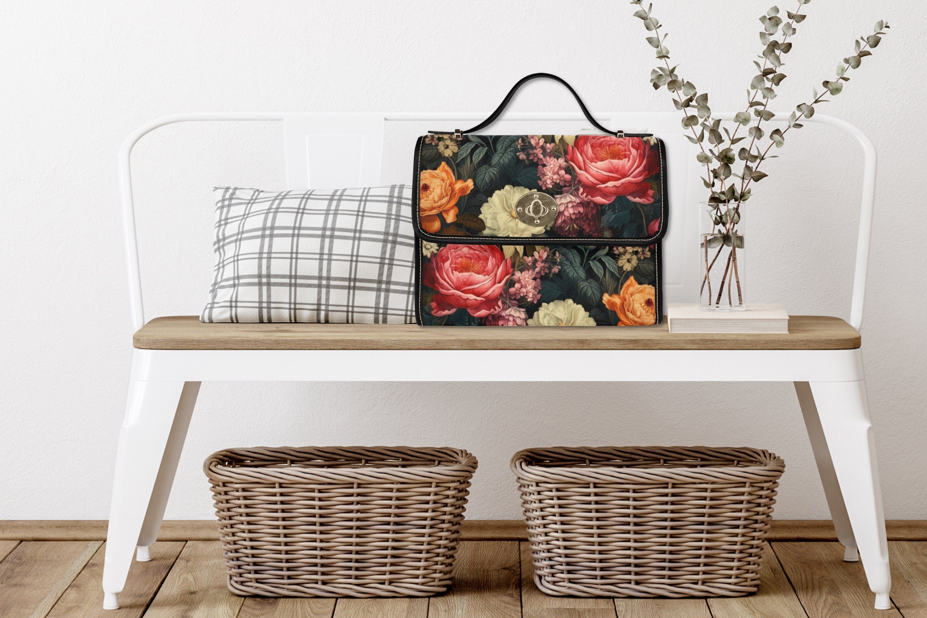 Botanical Satchel Bag