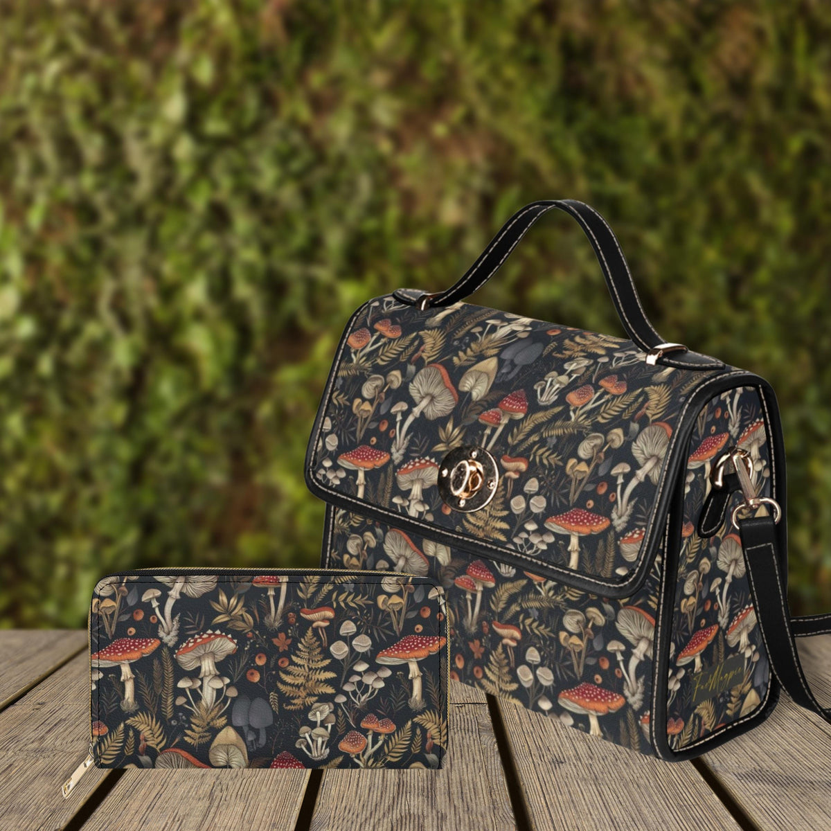 Mushrooms Satchel Bag